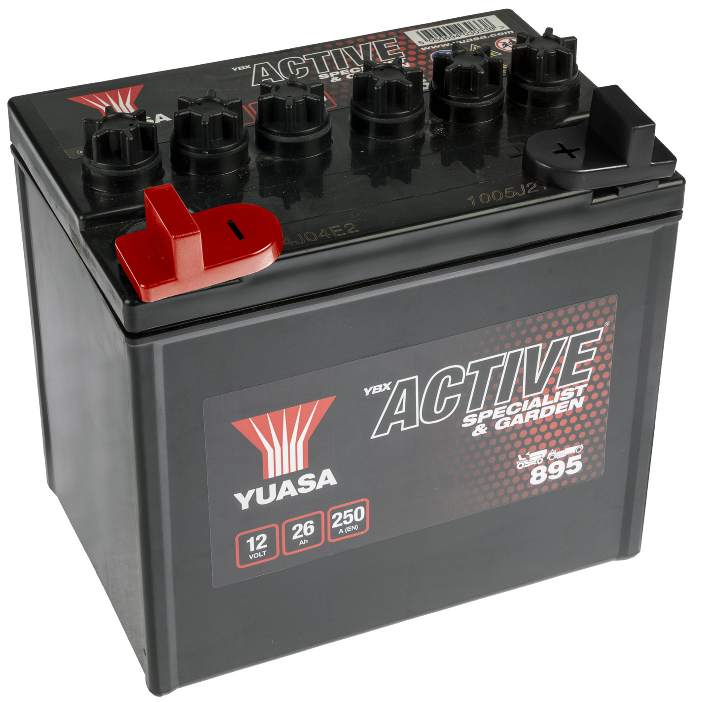 Ruohonleikkuriakku Yuasa 26Ah 12V 250A EN +/-