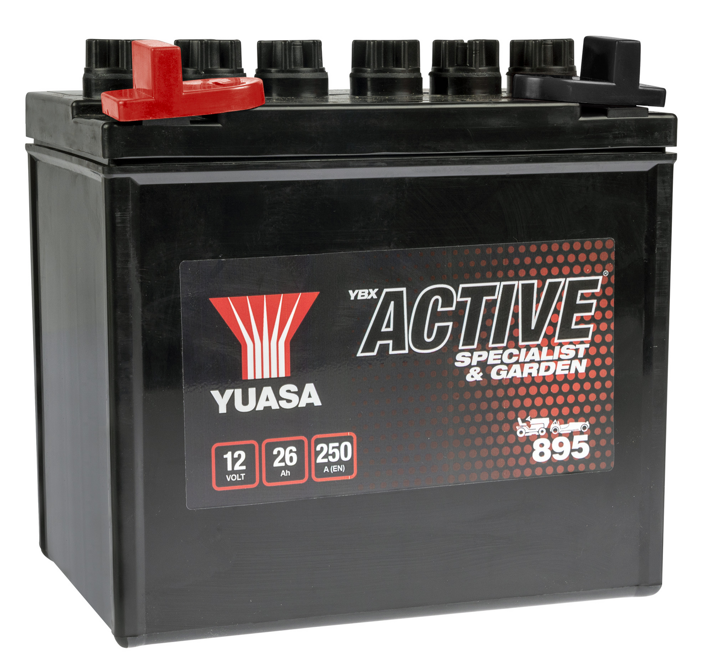 Ruohonleikkuriakku Yuasa 26Ah 12V 250A EN +/-
