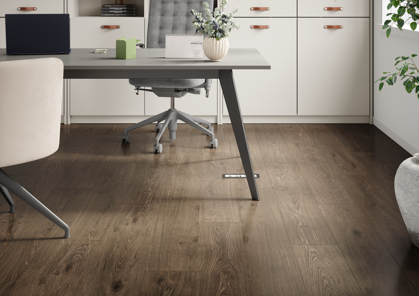 Laminaatti Cello Atlantic 8/32 K849 Dark Montanara Oak V4 2,26M2 1288x195x8mm