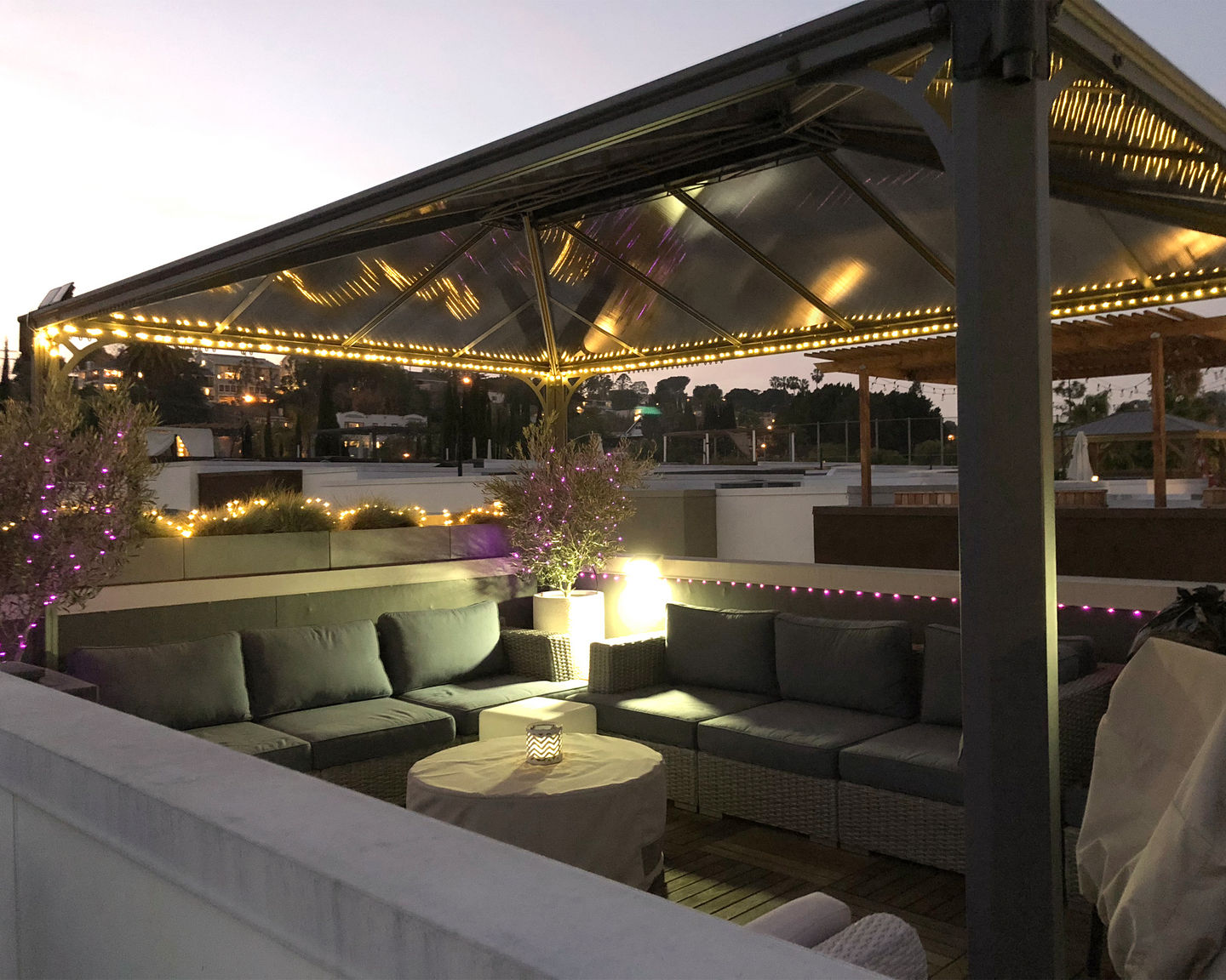 Pergola Palram Martinique 4300  430x295x274cm antrasiitti