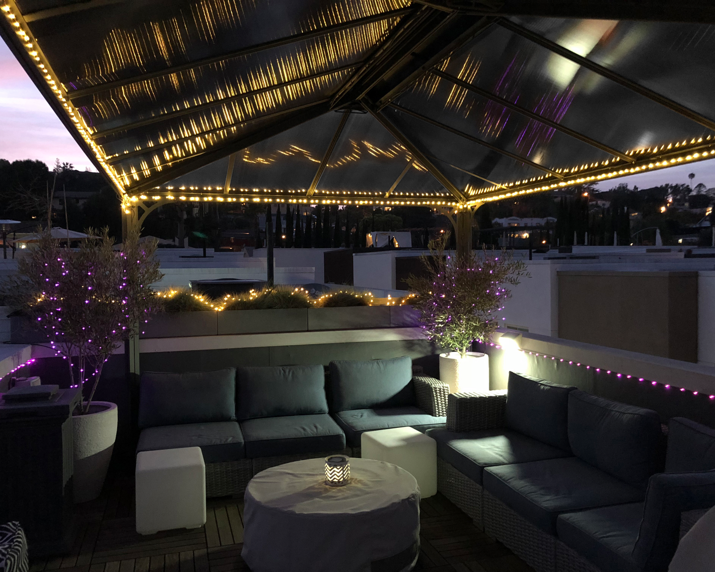 Pergola Palram Martinique 4300  430x295x274cm antrasiitti