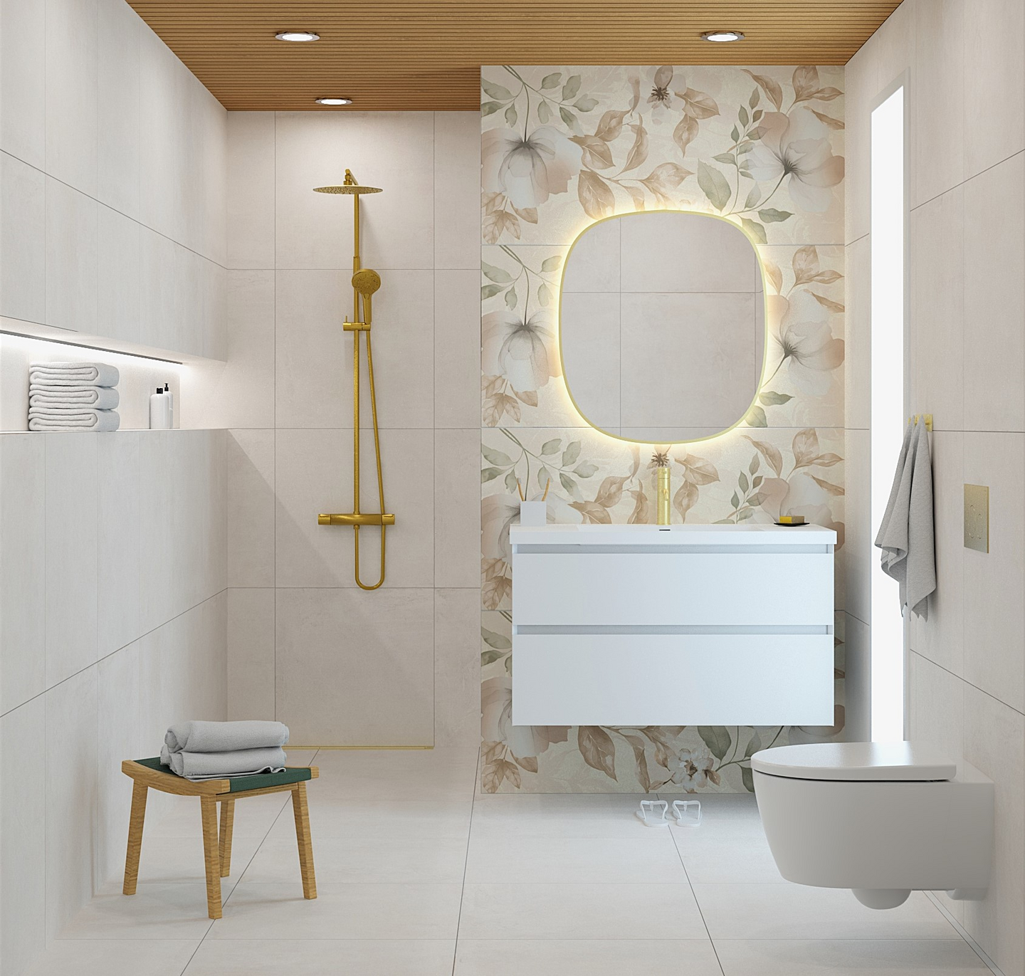 Lattialaatta Cello Flores 60x120 R10B RT 1,44m²