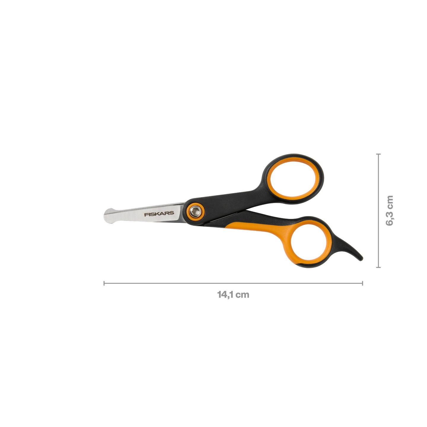 Pyöreäkärkiset sakset Fiskars