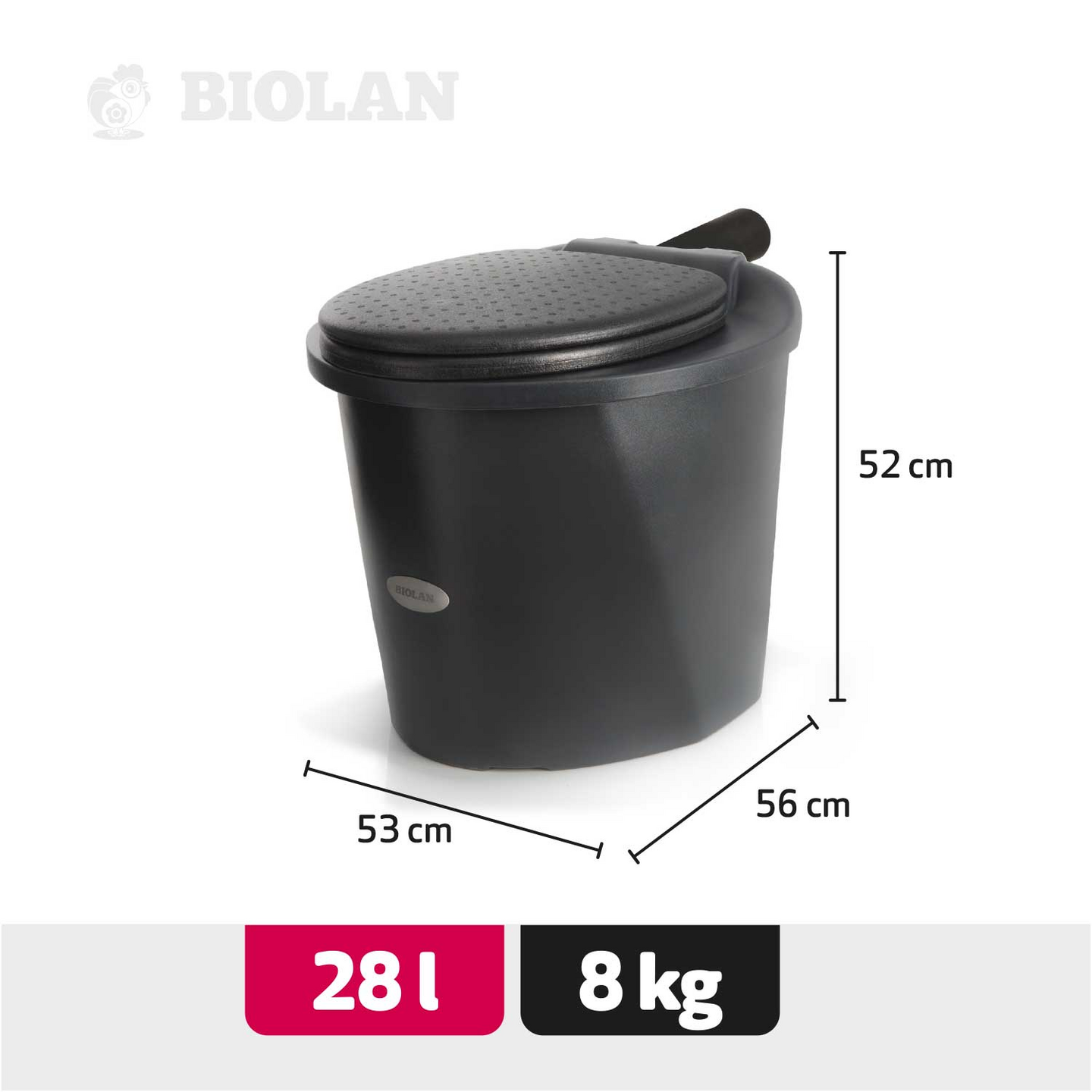 Kuivakäymälä erotteleva Biolan Simplett