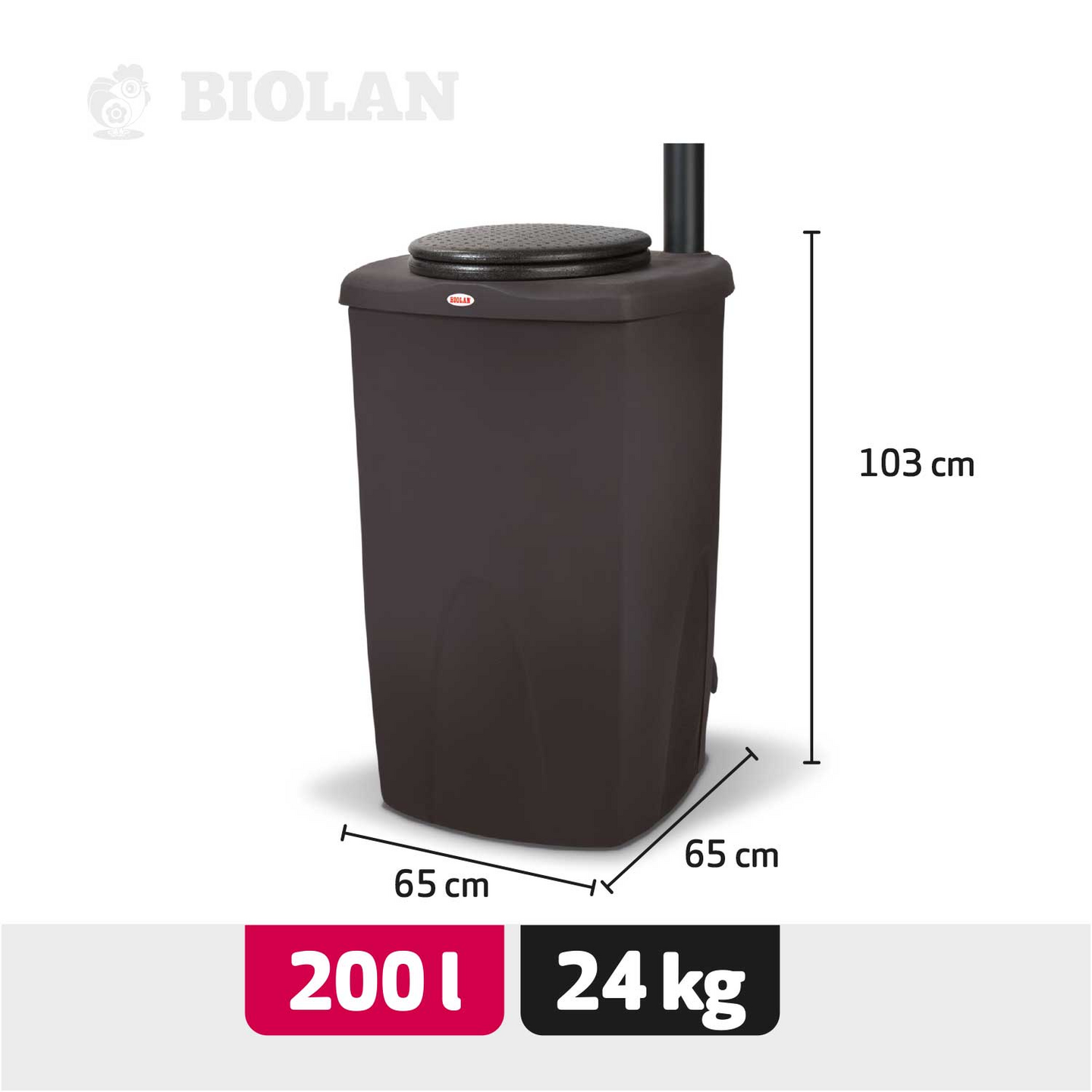 Kompostikäymälä Biolan eco ruskea