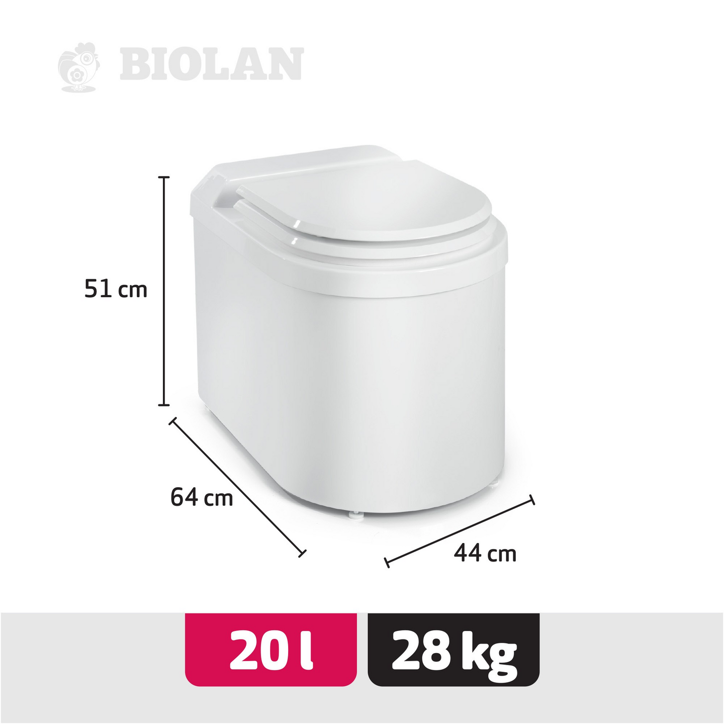 Pakastava käymälä Biolan Icelett 20