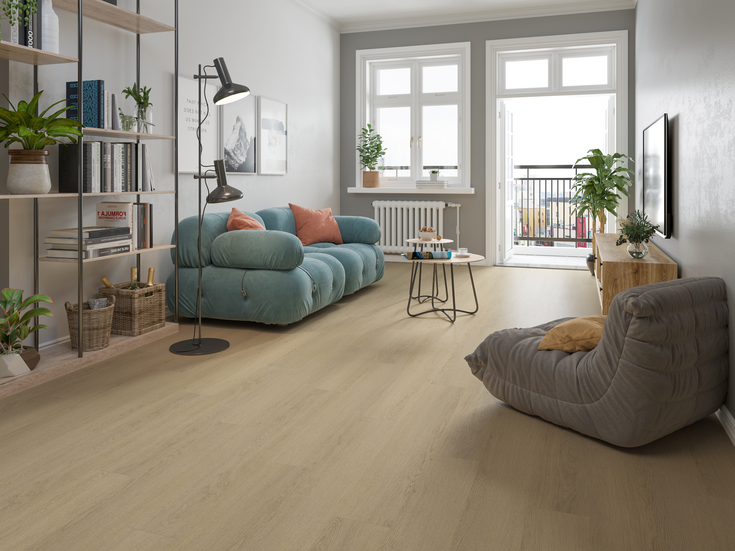 Vinyylilankku Goodiy Atlas 176 IB Teddy EVA KL32 1213x176x4+1mm 2,348m²