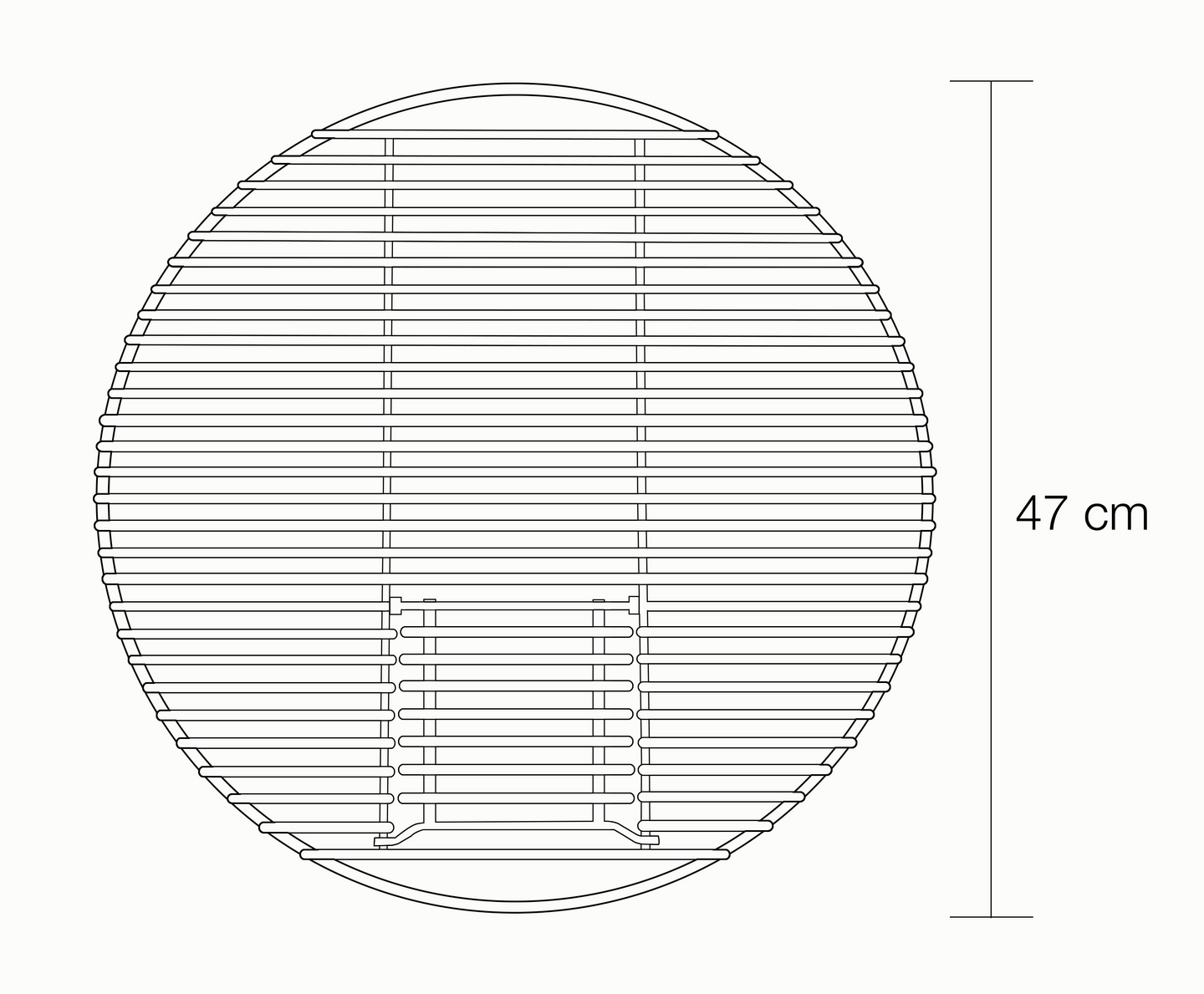 Grillausritilä Cello Kamado 21
