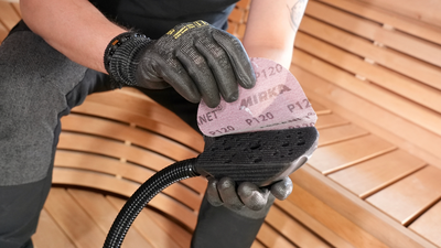 Hiomaverkko Mirka Abranet 125mm tarra lajitelma 10kpl + suojalaippa 33R