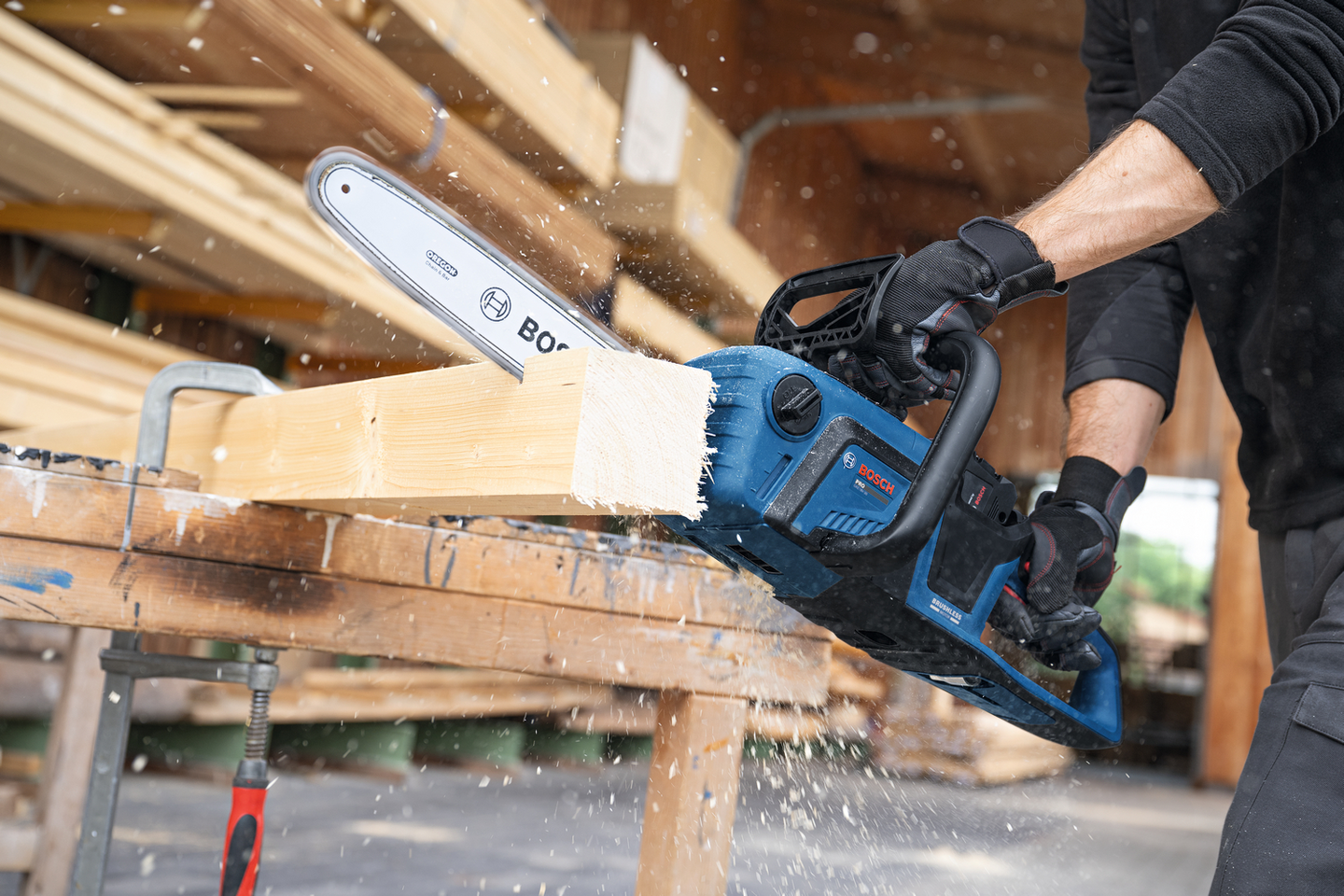 Akkuketjusaha Bosch PRO GKE 18V-30 Solo