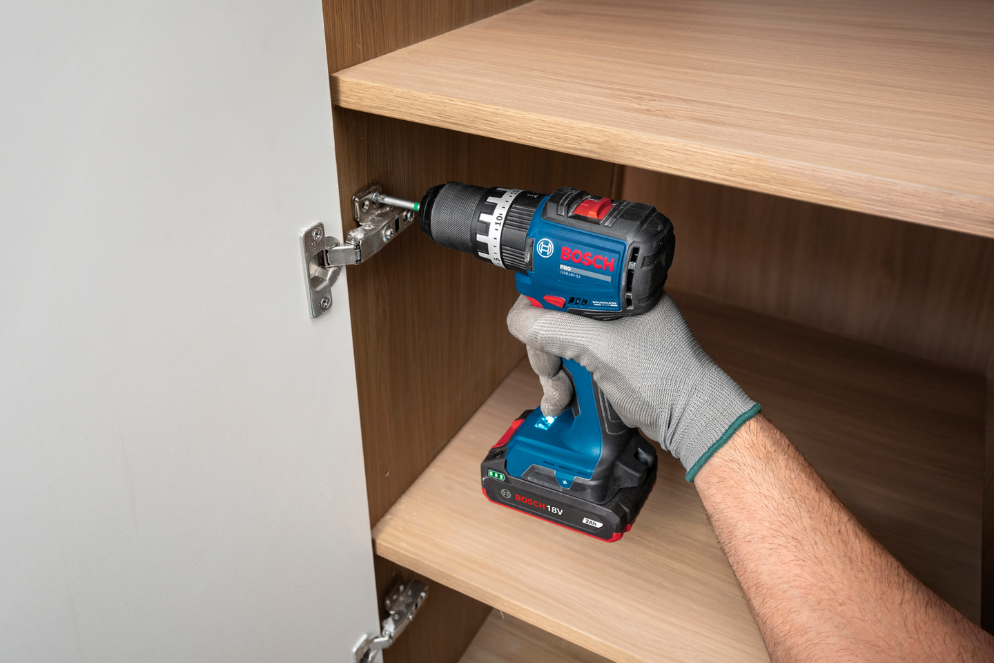 Akkuiskuporakone Bosch PRO GSB18V-52 3x5Ah L-Boxx