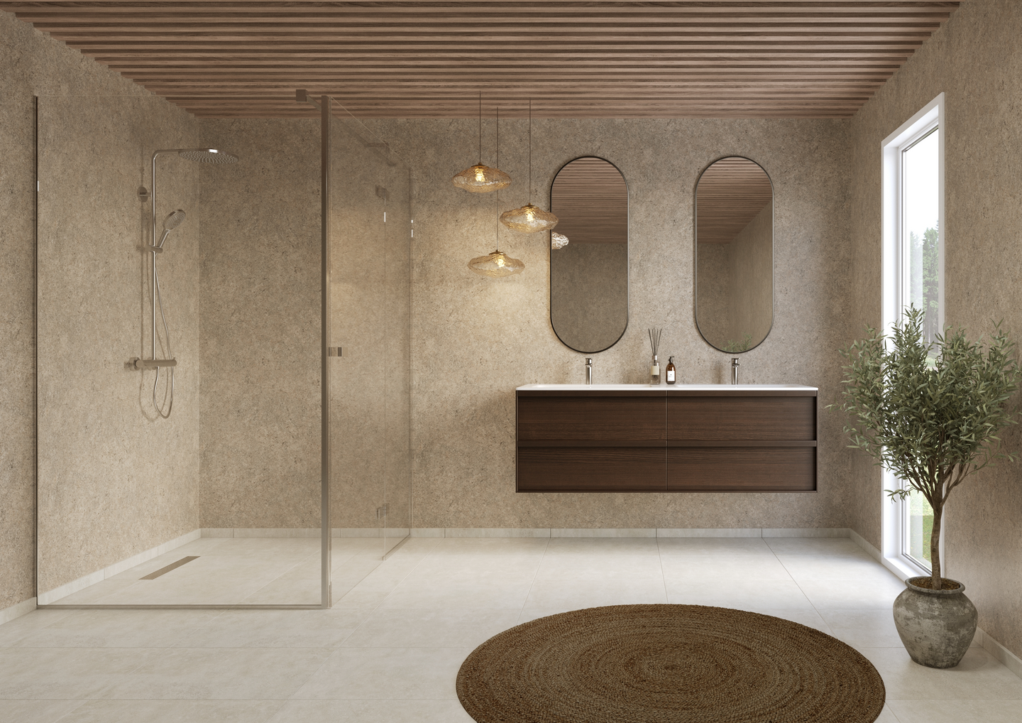 Sisutuslevy Fibo 1365 Rustic Granite