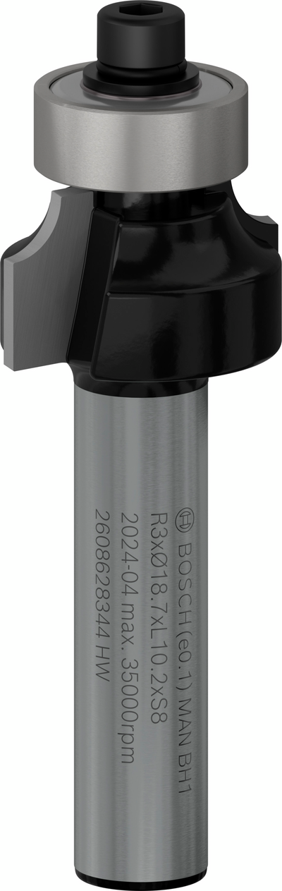 AVRUNDNINGSFRÄS BOSCH MED STYRHJÄLP HM 8X3X11MM