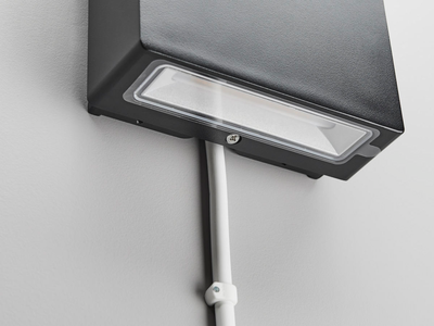 Ulkoseinävalaisin Hide-A-Lite Pixo IP65 940lm 11W 2/3/4k Bl Dim