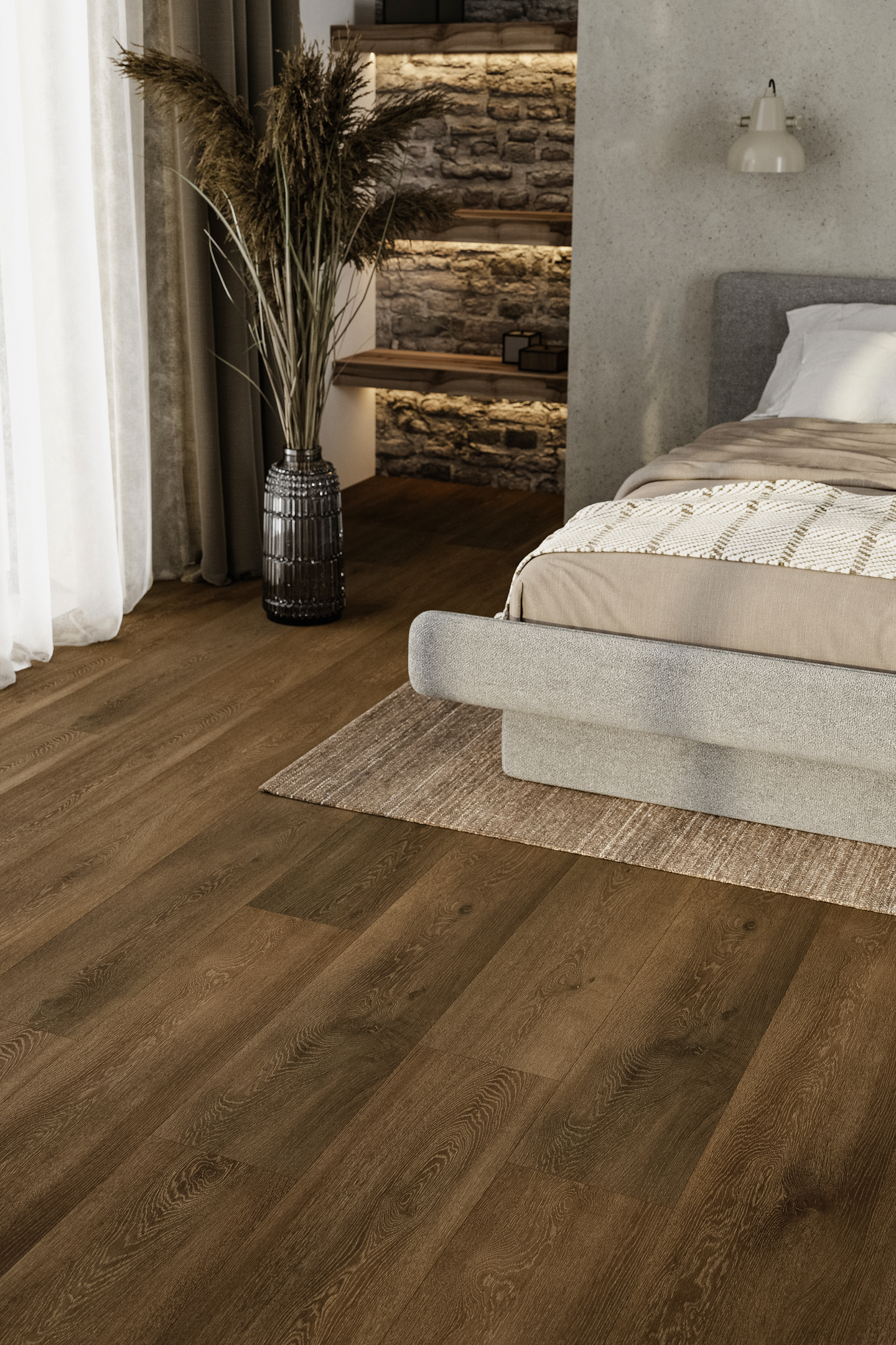 Vinyylilankku Cello Nordic Kaarna Isocore 1210X220X6,3mm 0,55 KL33 IRE