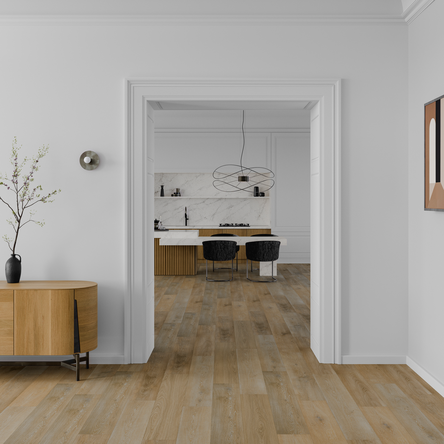 Vinyylilankku Cello Nordic Niitty Isocore 1210X220X6,3mm 0,55 KL33 IRE