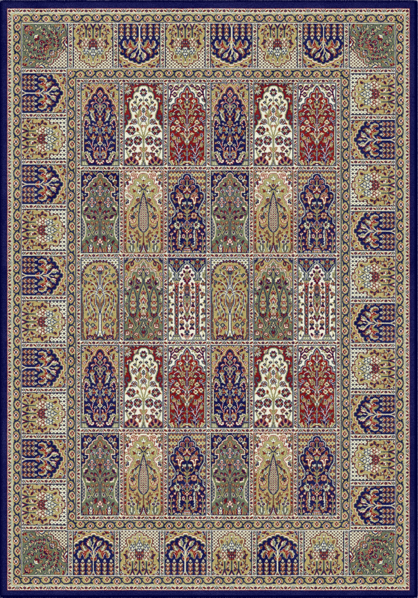 Sisustusmatto Cello Tarinat 140x200 cm sininen