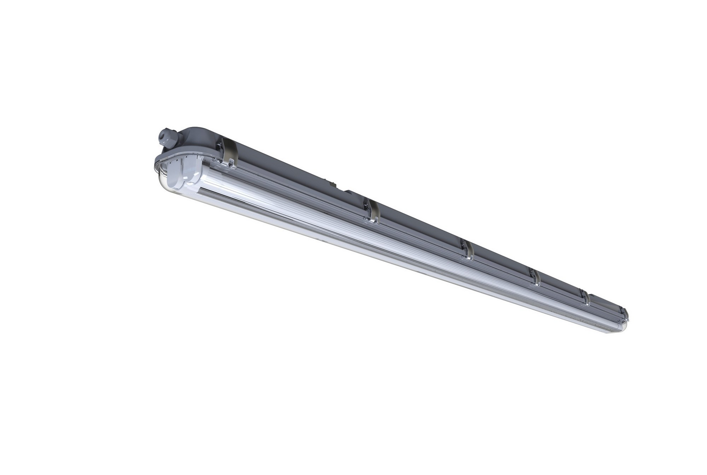 Yleisvalaisin Nordlux Works 1553mm IP65 G13 4220lm harmaa