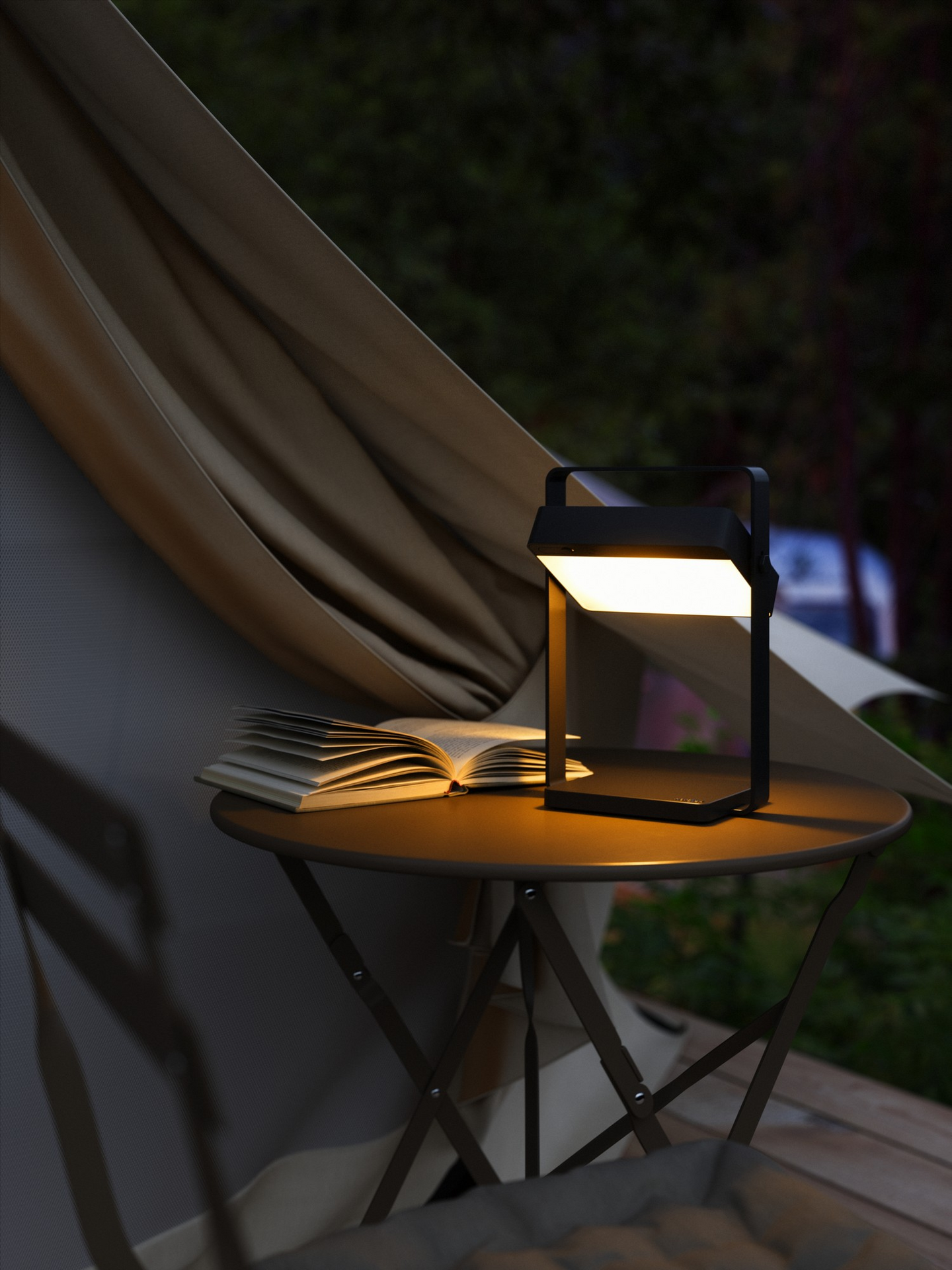 Puutarhavalaisin Nordlux Saulio solar led 200lm musta