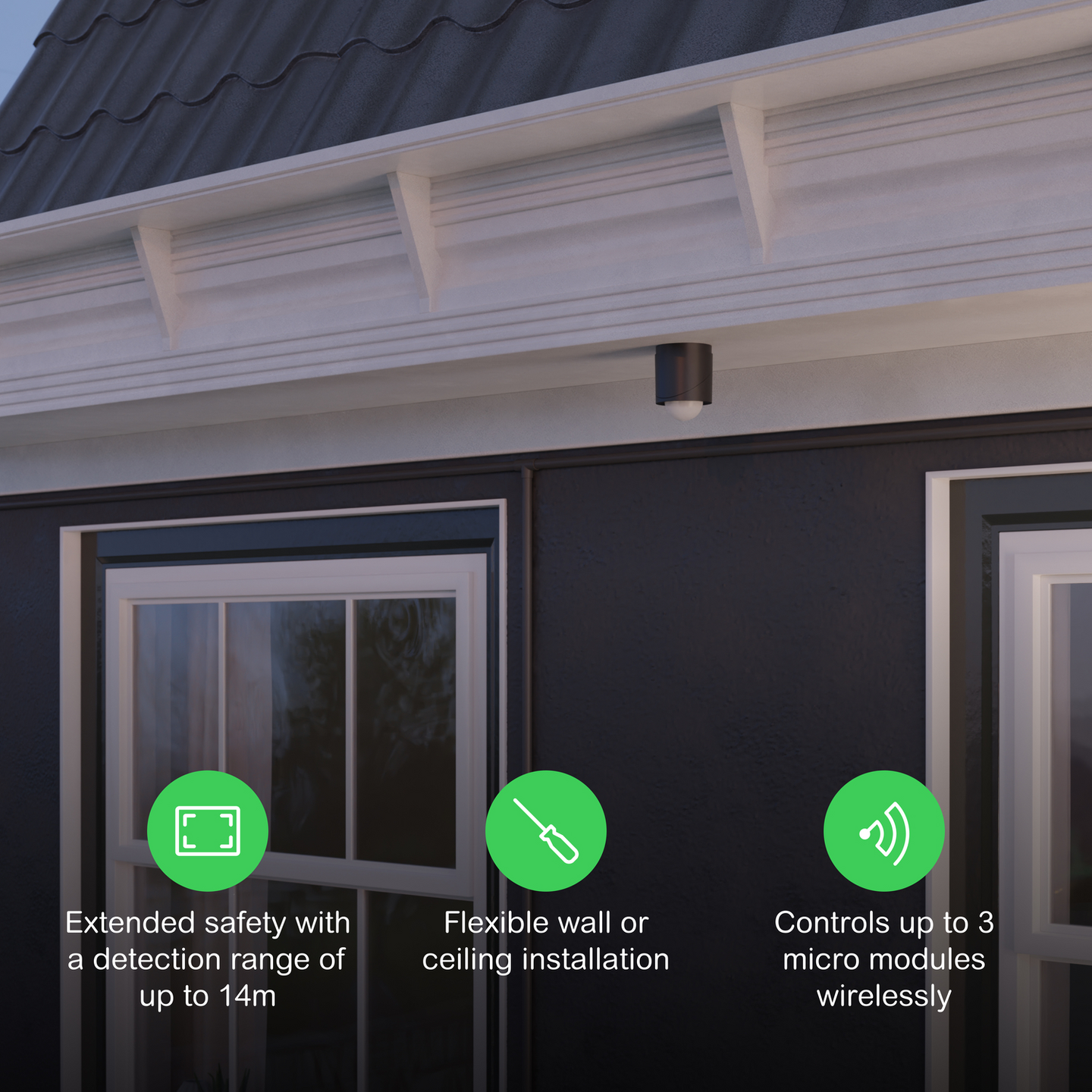 Monitoimitunnistin Wiser Argus 360 Zb antrasiitti