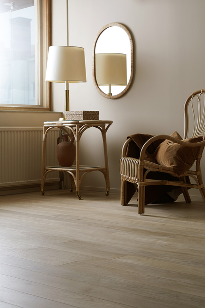 Parketti Timberwise tammi Satin White 1S 13,5x185x2180mm 2,42m²