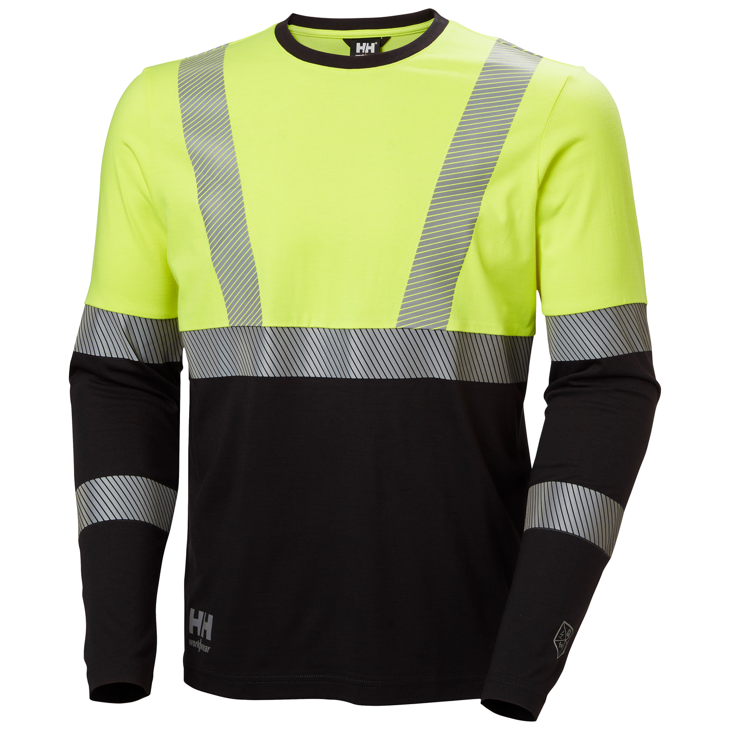 T-SHIRT 79298 FYRE LÅNGÄRM KL1 HV GUL 2XL