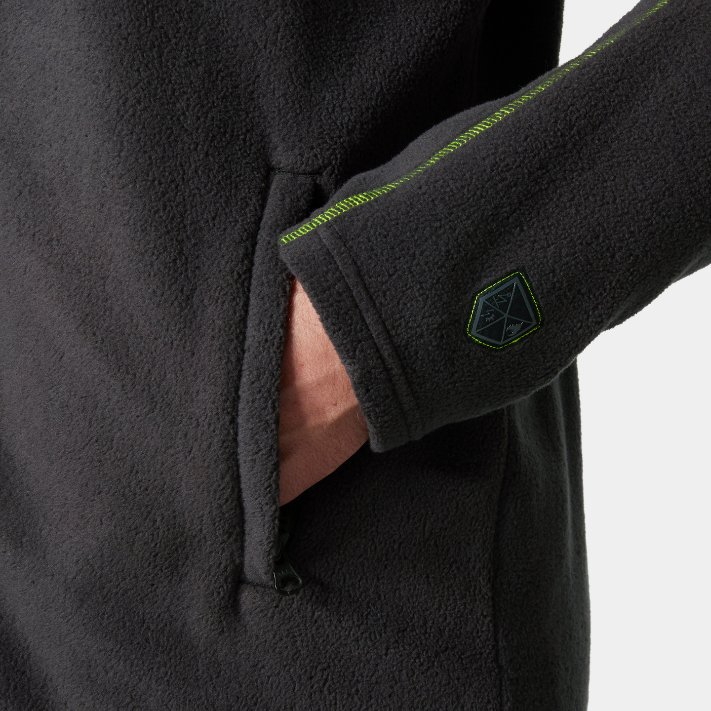 FLEECEJACKA 72149 FYRE SVART 2XL