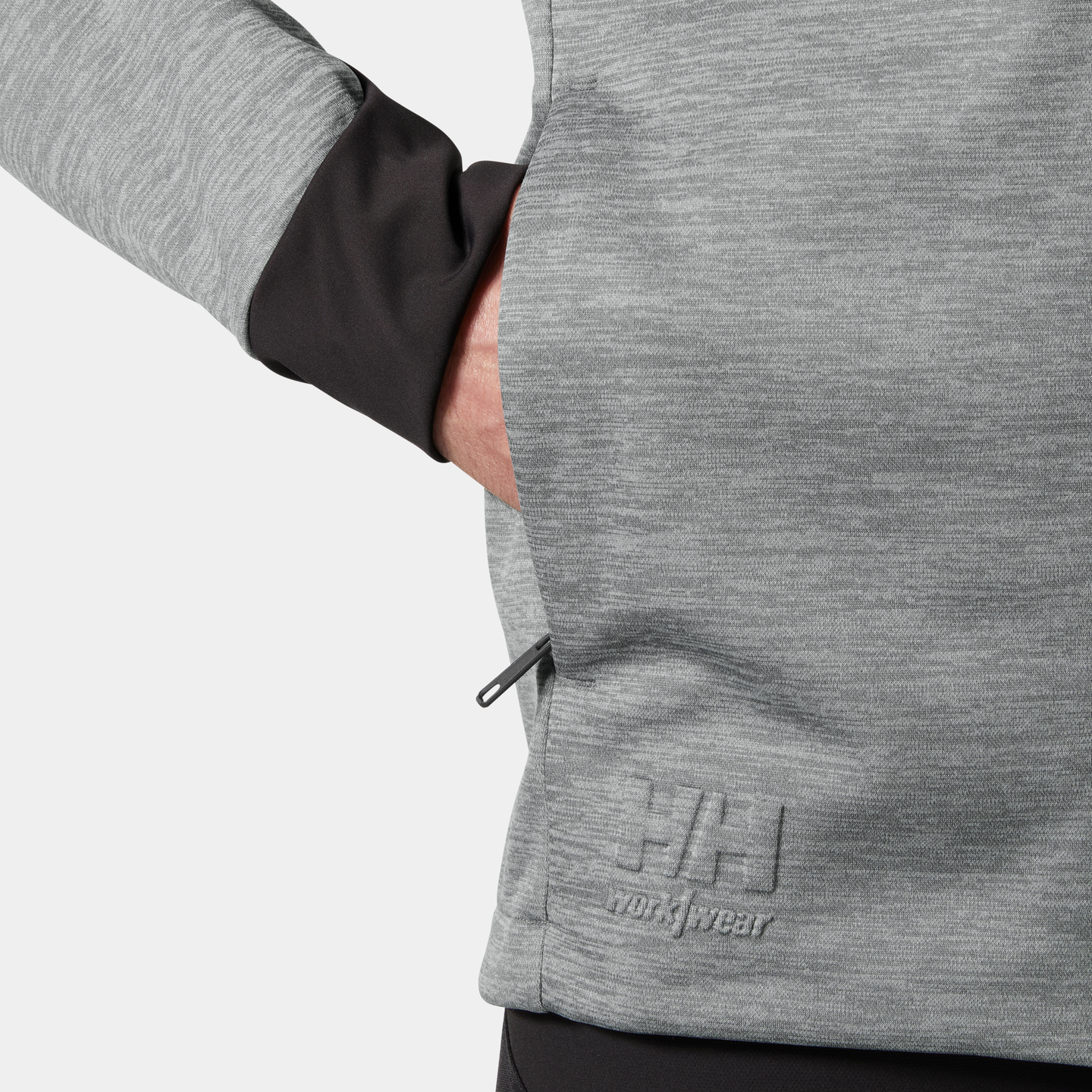 TRÖJA 77556 TECH GRÅMELERAD 2XL