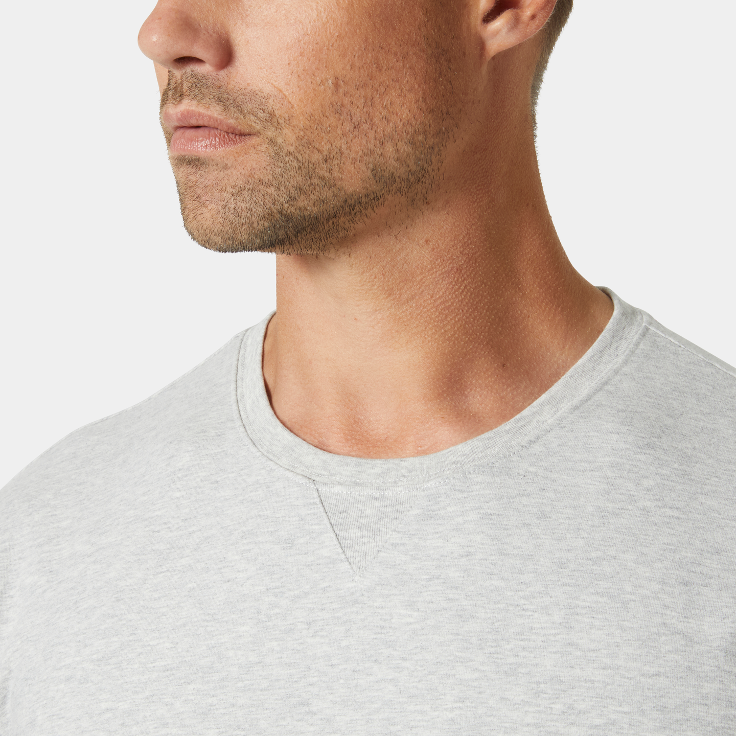 T-SHIRT 79242 EVO LÅNGÄRMAD LJUSGRÅ M