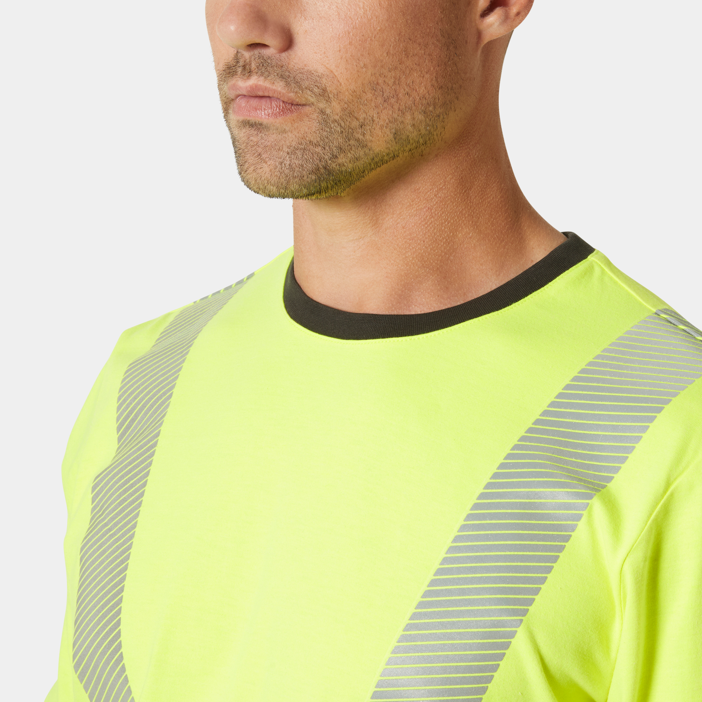 T-SHIRT 79298 FYRE LÅNGÄRM KL1 HV GUL M