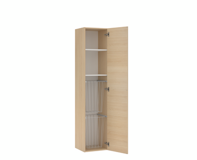 Korkea pyykkikaappi Temal korkeus 182cm
