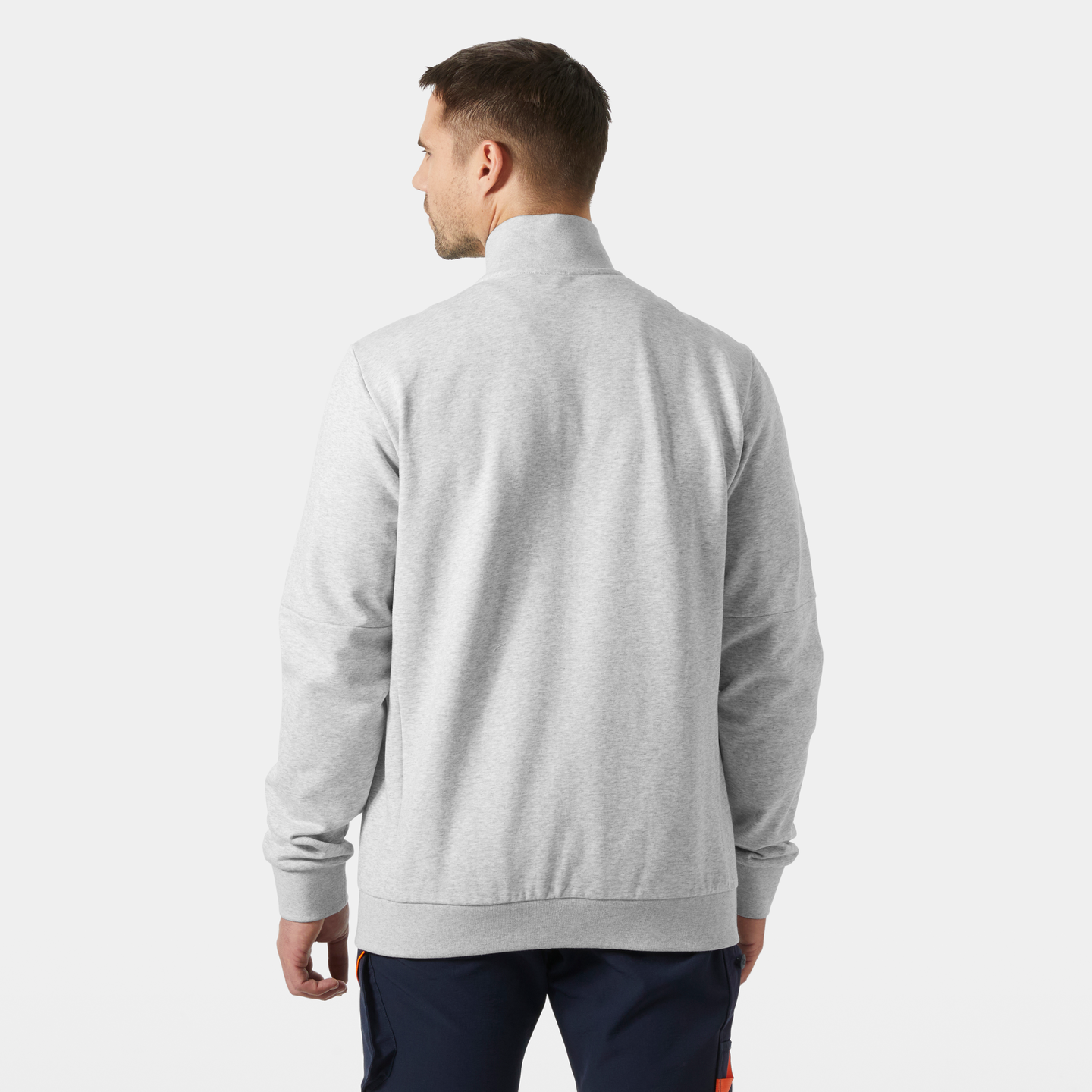 SWEATSHIRT HELZIP 79344 EVO LJUSGRÅ 2XL