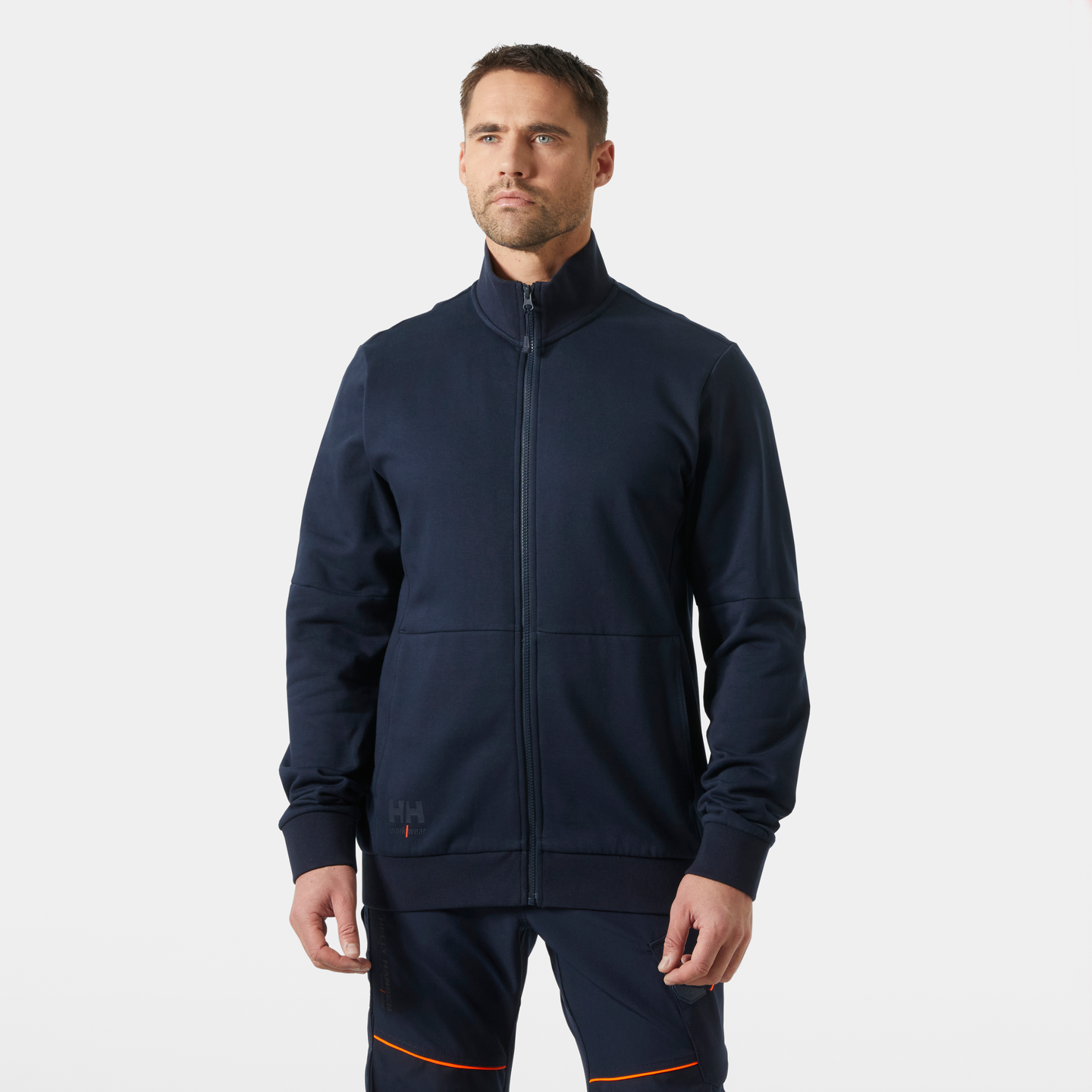 SWEATSHIRT HELZIP 79344 EVO MARINBLÅ 2XL