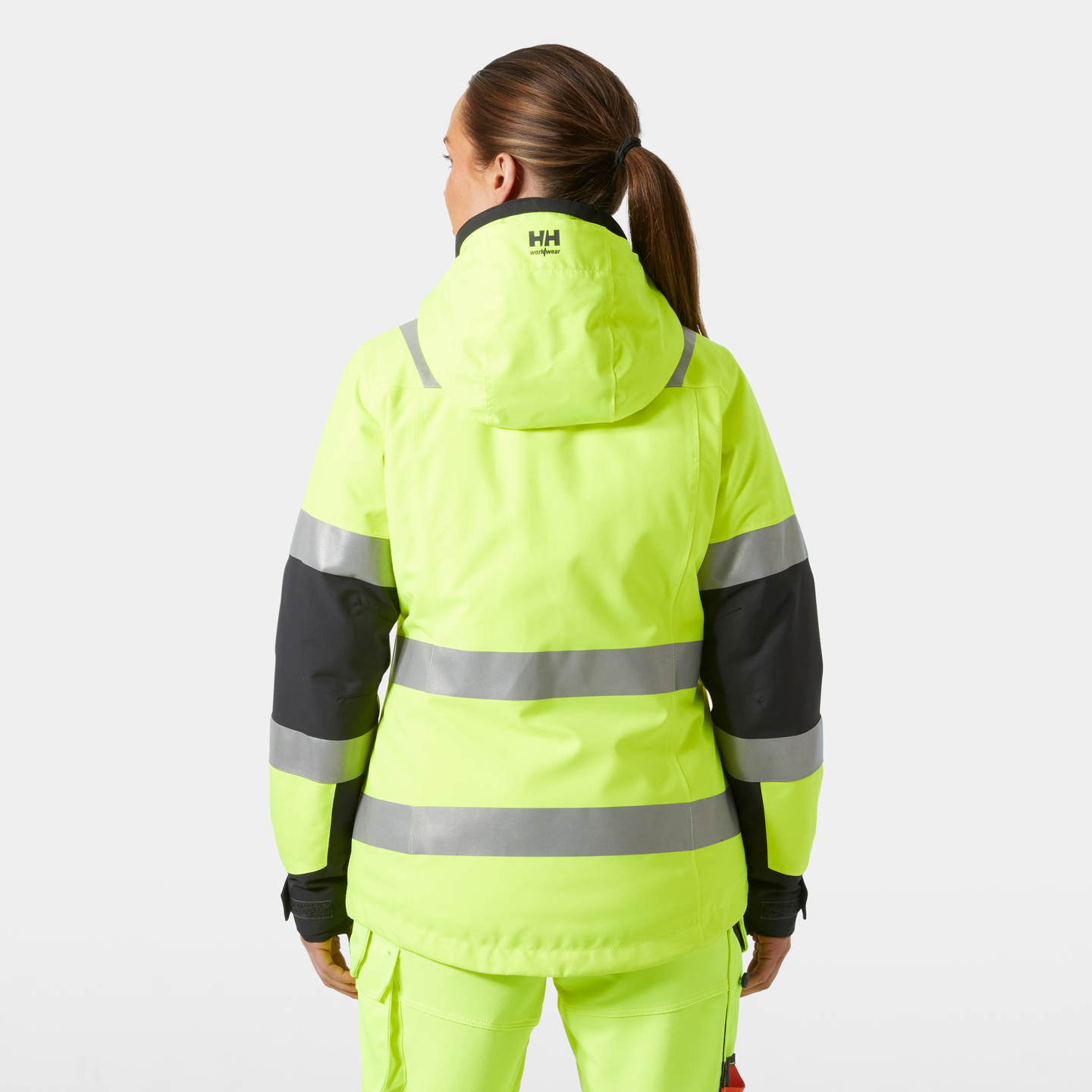 VINTERJACKA LUNA HI VIS GUL/EBONY VARSEL L