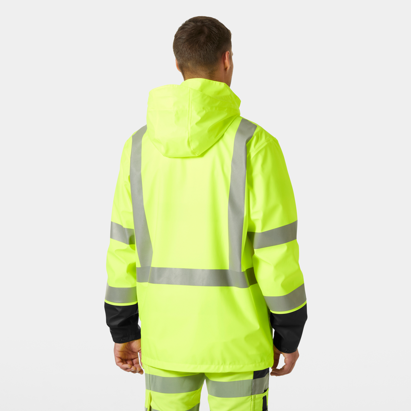 REGNJACKA 70155 ADDVIS KL3 HV GUL 2XL