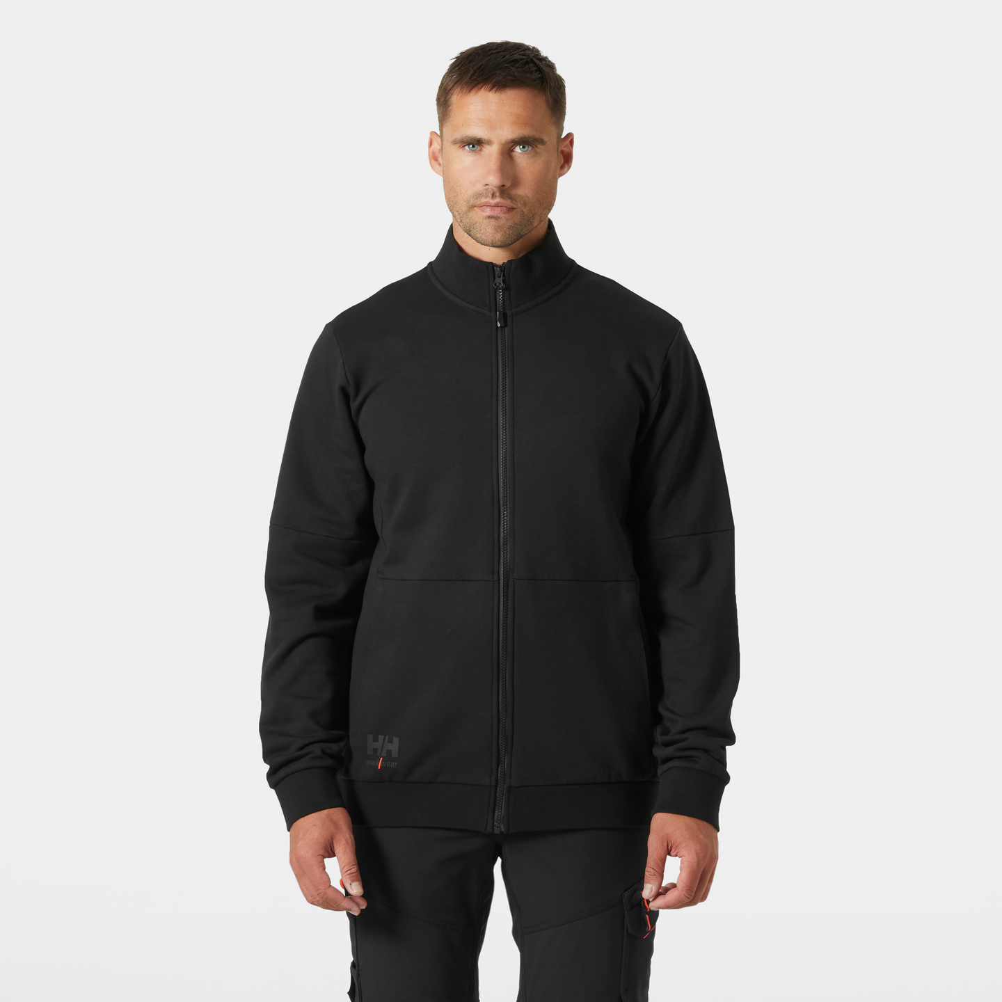 SWEATSHIRT 79344 EVO HELZIP SVART 2XL