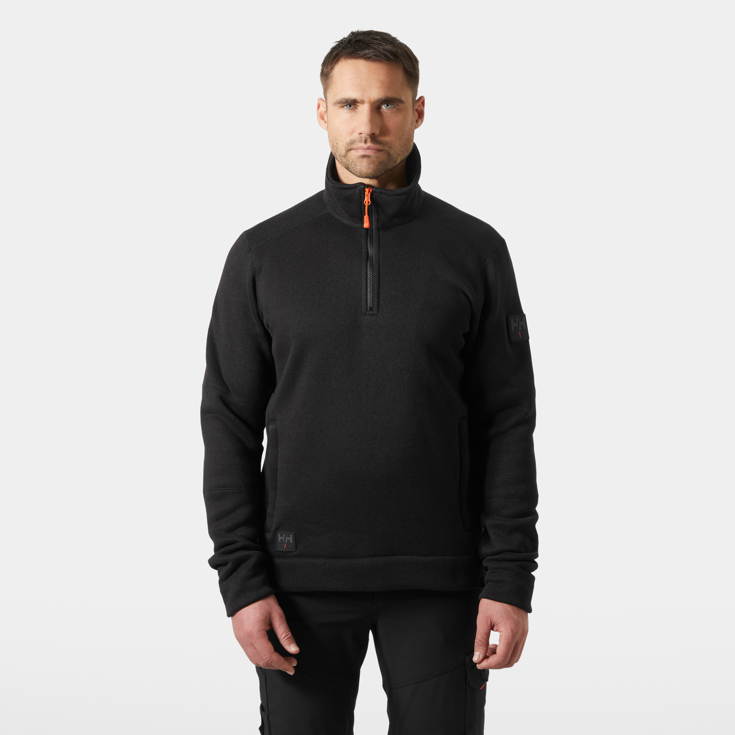 FLEECE HELLY HANSEN KENSINGTON STICKAD, SVART XL