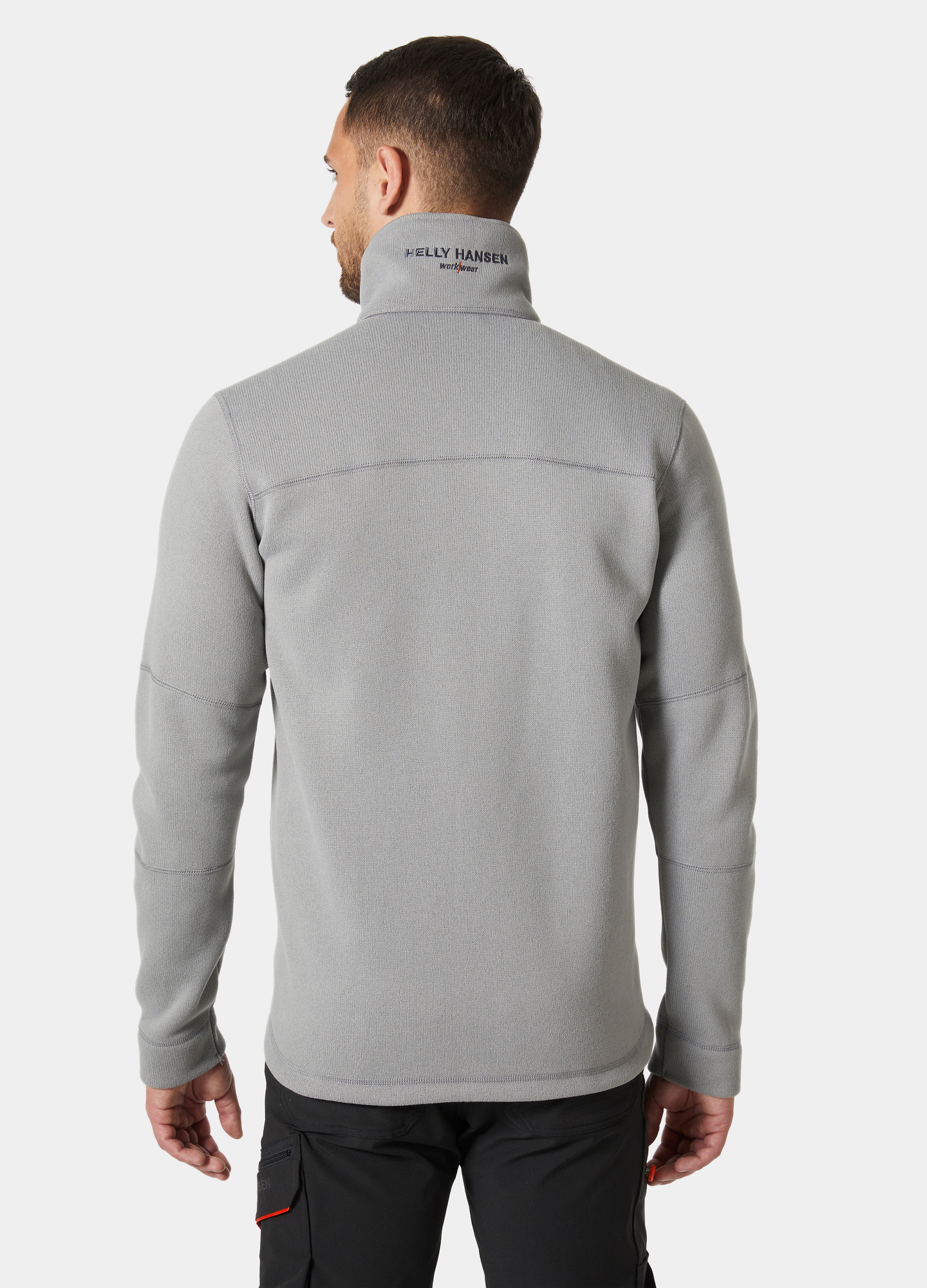 FLEECEJACKA HELLY HANSEN KENSINGTON STICKAD, POLARTEC LJUSGRÅ 2XL