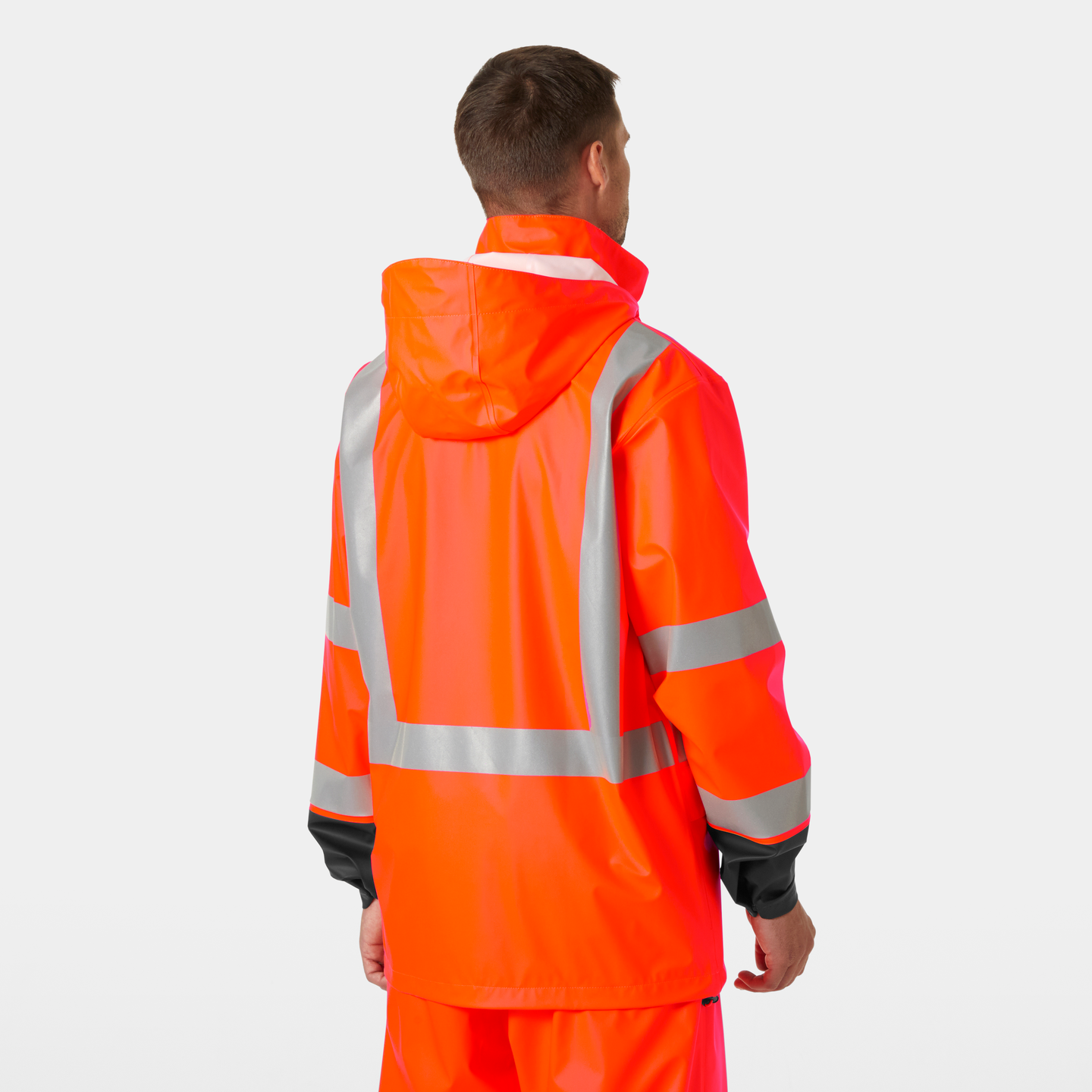 REGNJACKA 70155 ADDVIS KL3 HV ORANGE XL