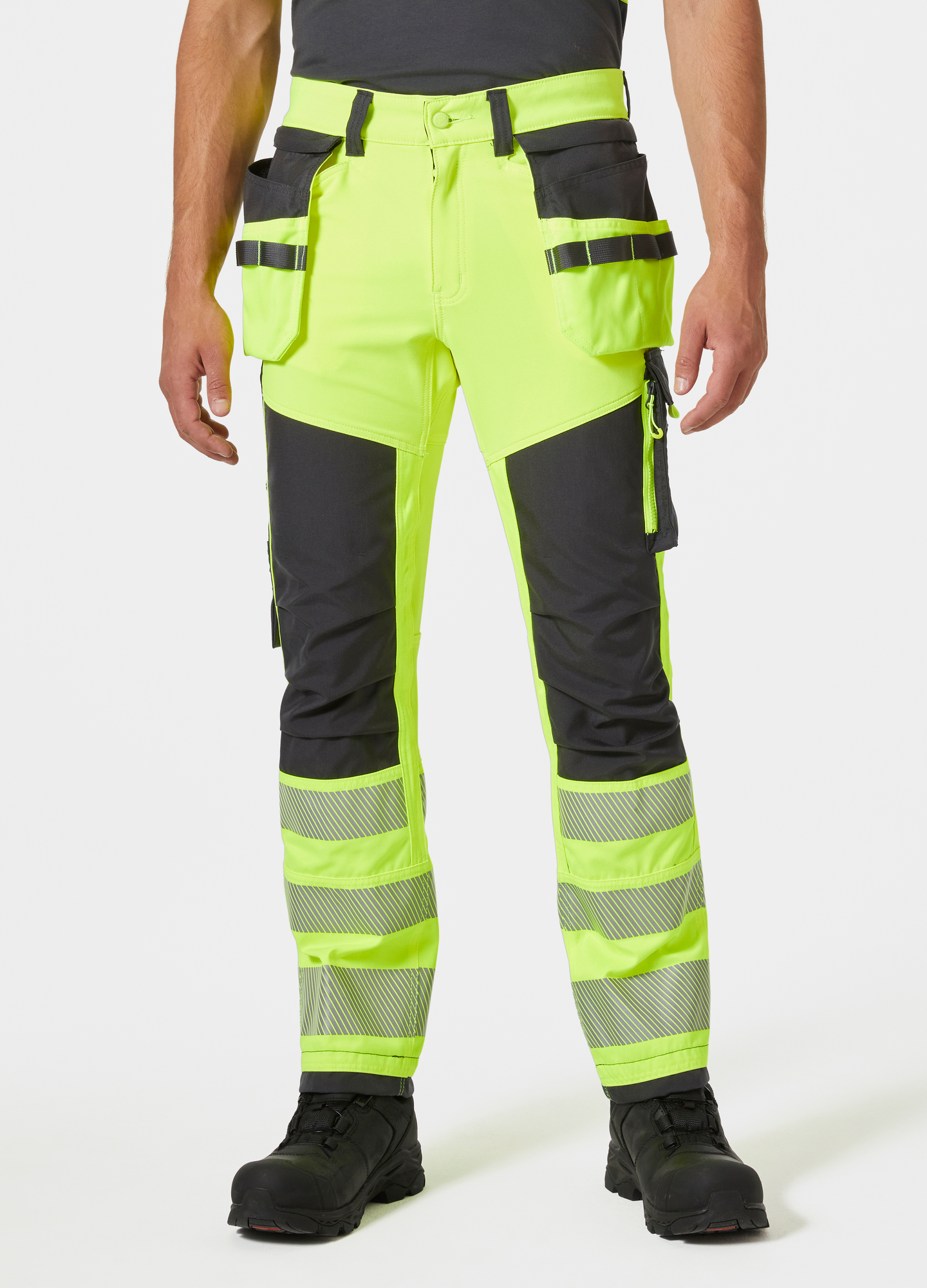 HANTVERKSBYXA HELLY HANSEN ICU ISO 20471, KL2 GUL/EBONY C46