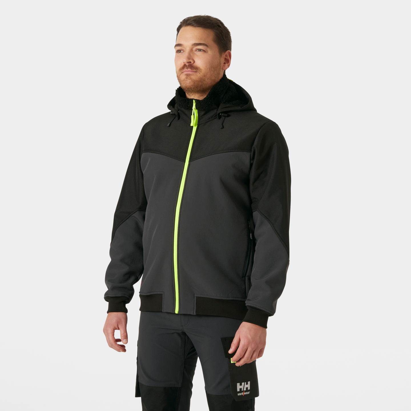 JACKA HELLY HANSEN 74291 OXFORD SVART 2XL, VINTER SOFTSHELL