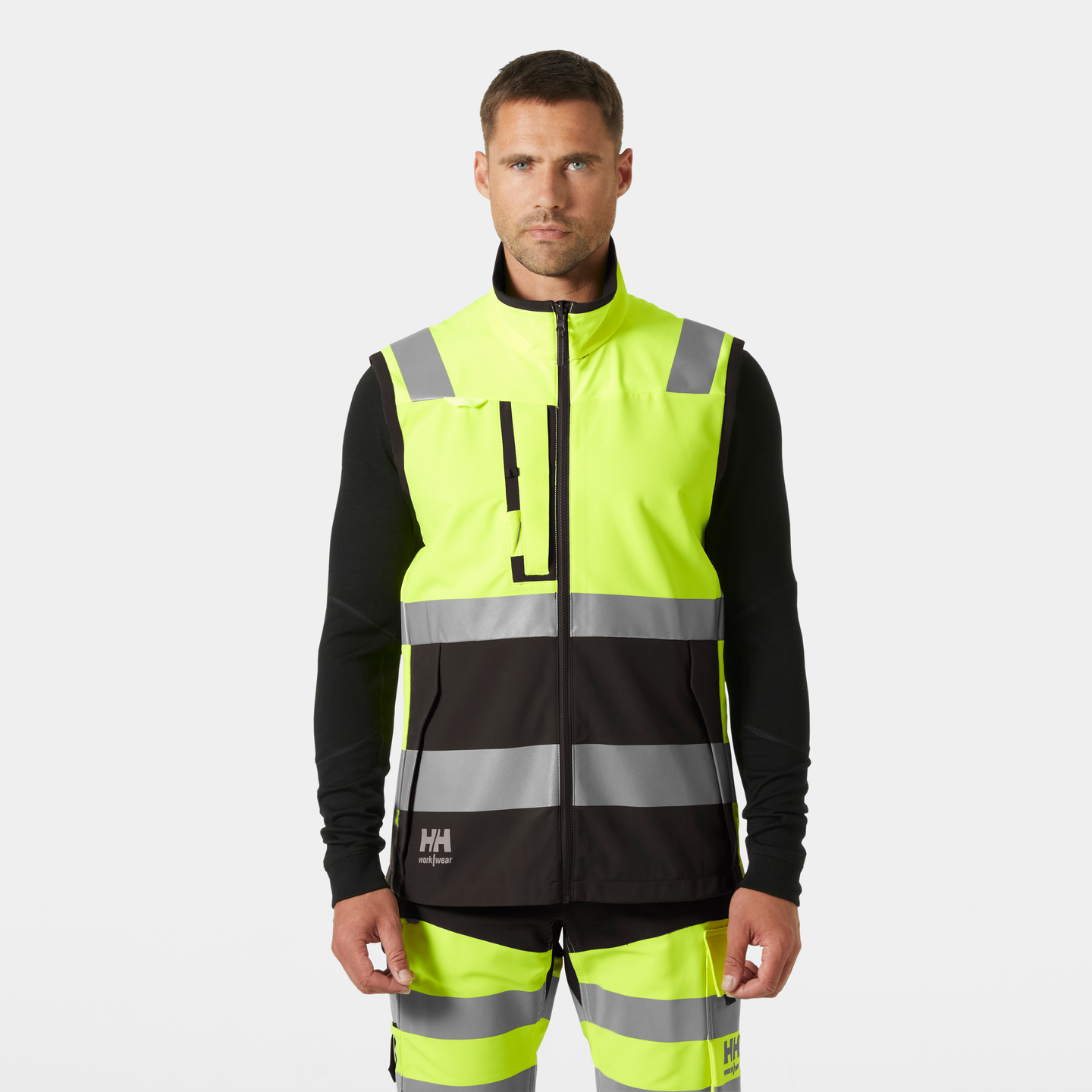 VÄST 74030 ALNA 4X KL1 HV GUL 2XL