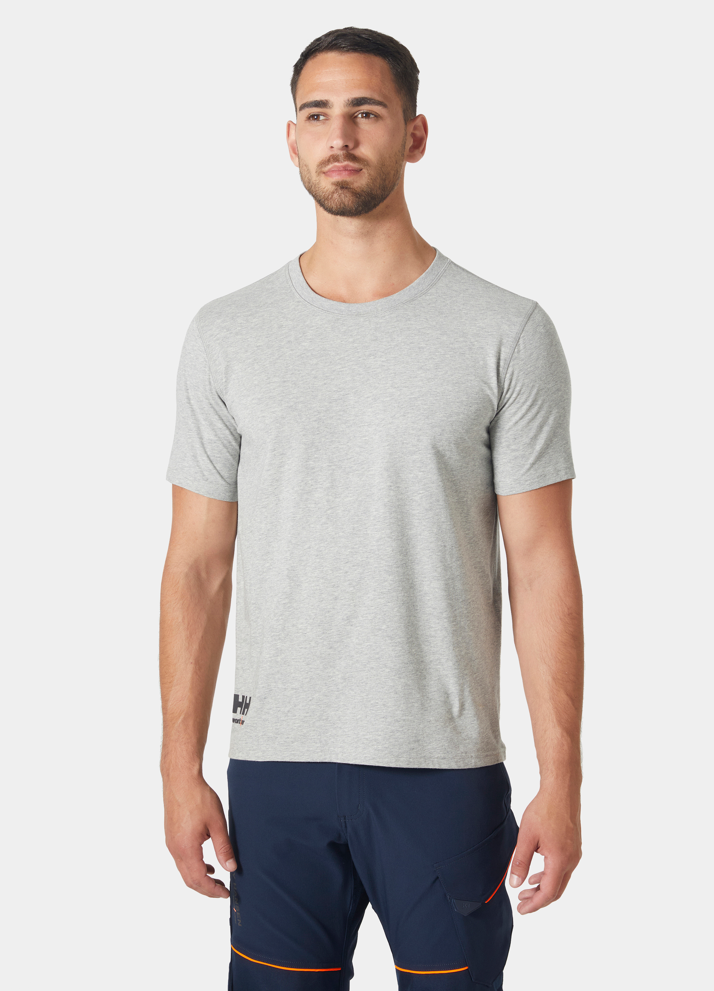 T-SHIRT CHELSEA EVOLUTION POLYBOMULL GRÅMELERAD STL L