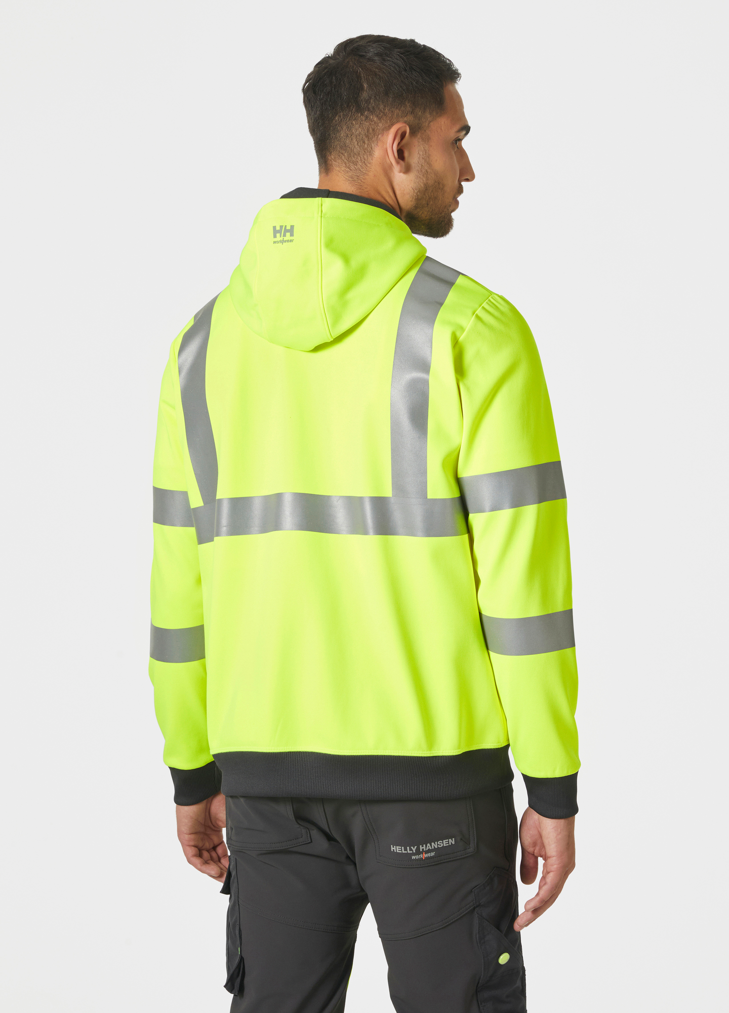 LUVTRÖJA HELLY HANSEN MED DRAGKEDJA ADD VIS, VARSELGUL 2XL KL3