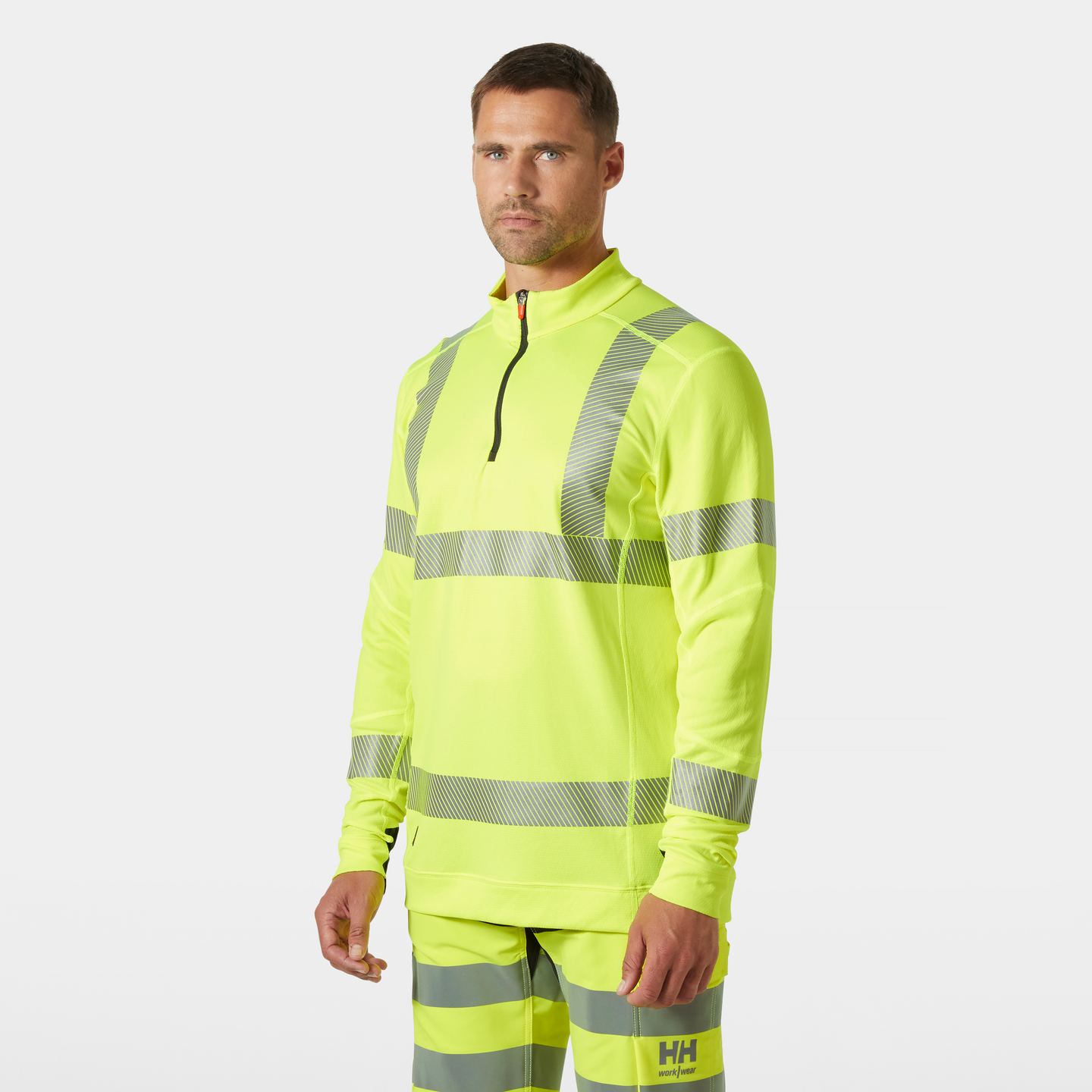 UNDERSTÄLL HELLY HANSEN TRÖJA GUL LIFA 3XL, ISO 20471 KL 2 HALVD ACTIVE