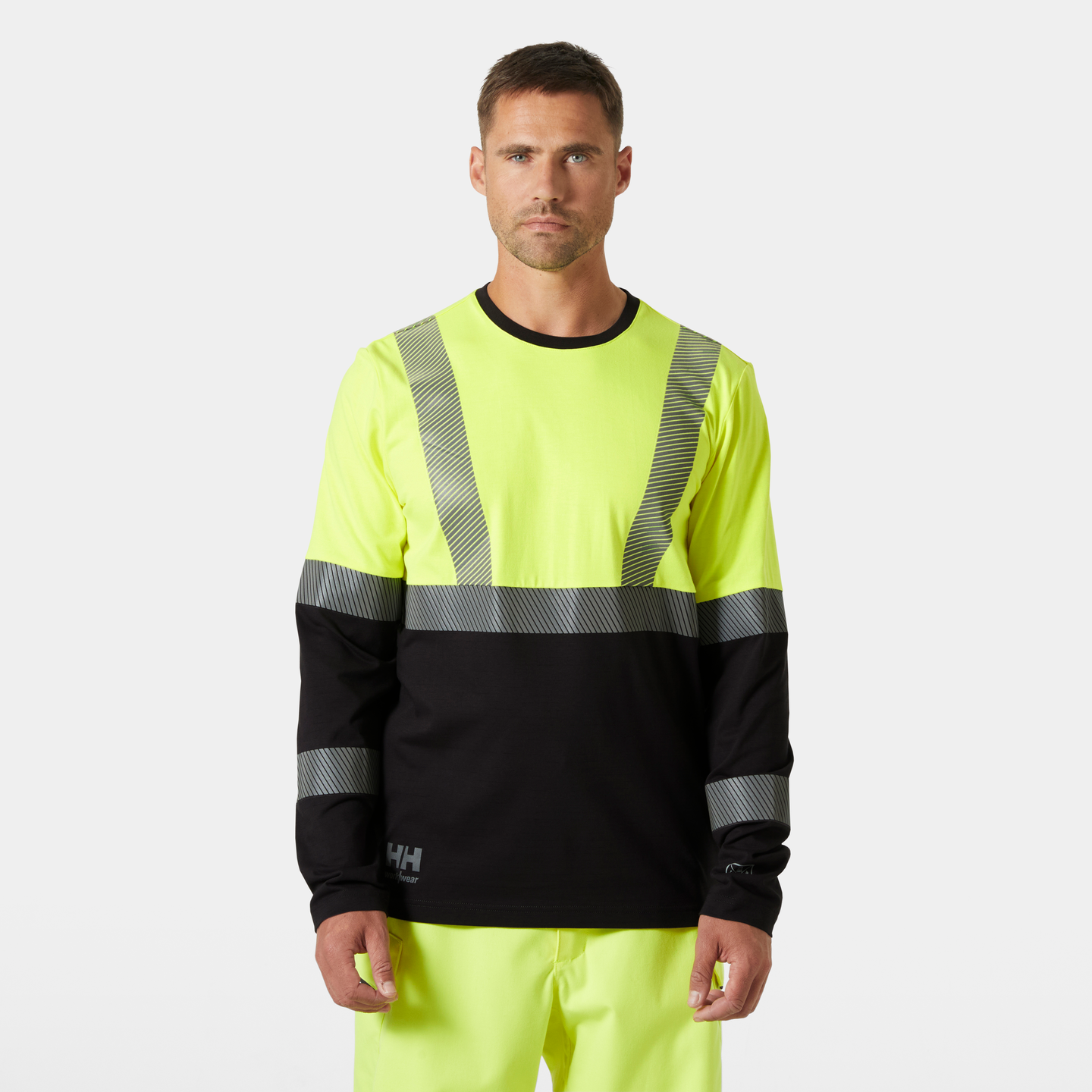T-SHIRT 79298 FYRE LÅNGÄRM KL1 HV GUL 2XL
