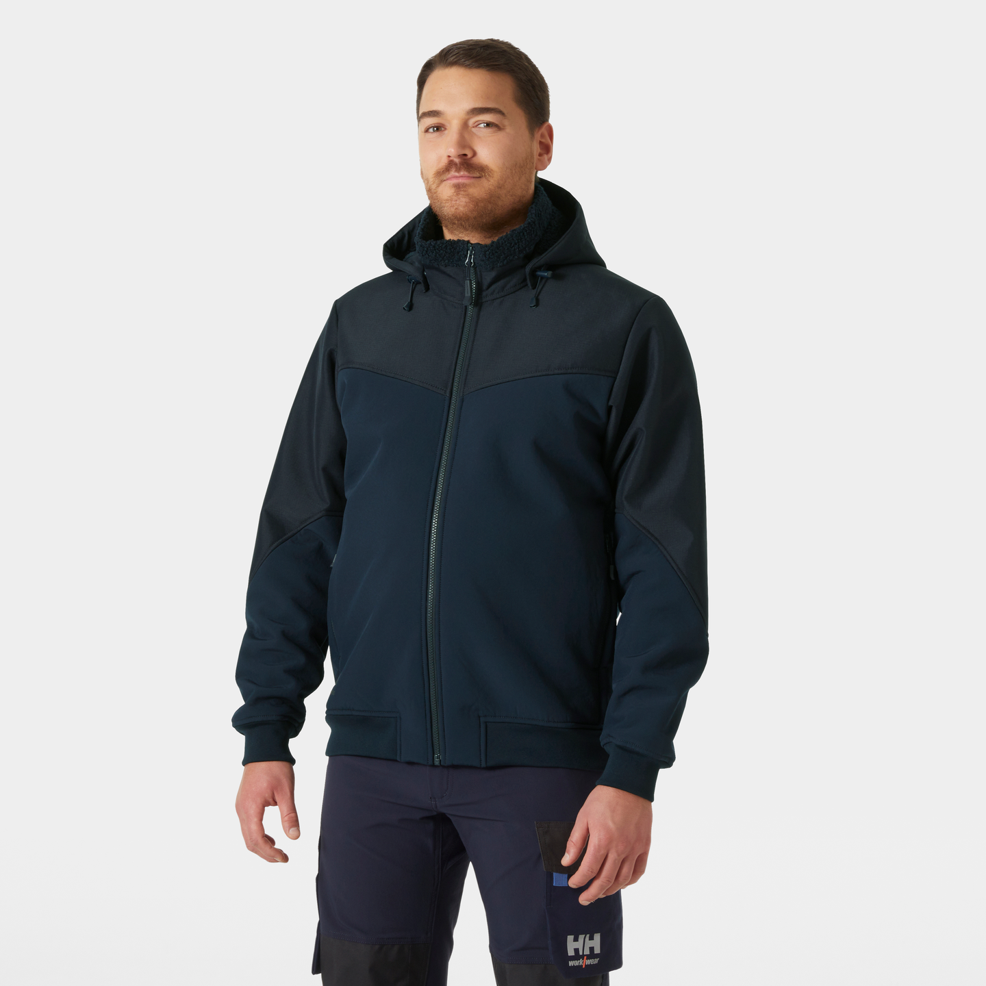 VINTERJACKA HELLY HANSEN 74291 OXFORD, SOFTSHELL MARINBLÅ 2XL