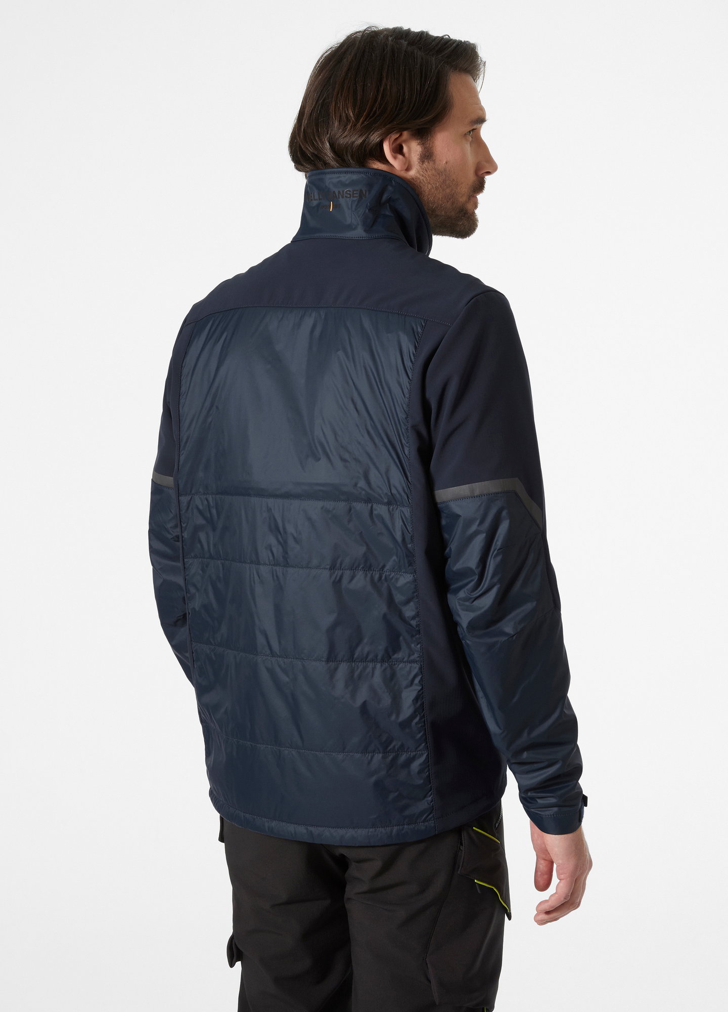 JACKA HELLY HANSEN 73233 KENSINGTON BLÅ 2XL, HYBRID MARINBLÅ