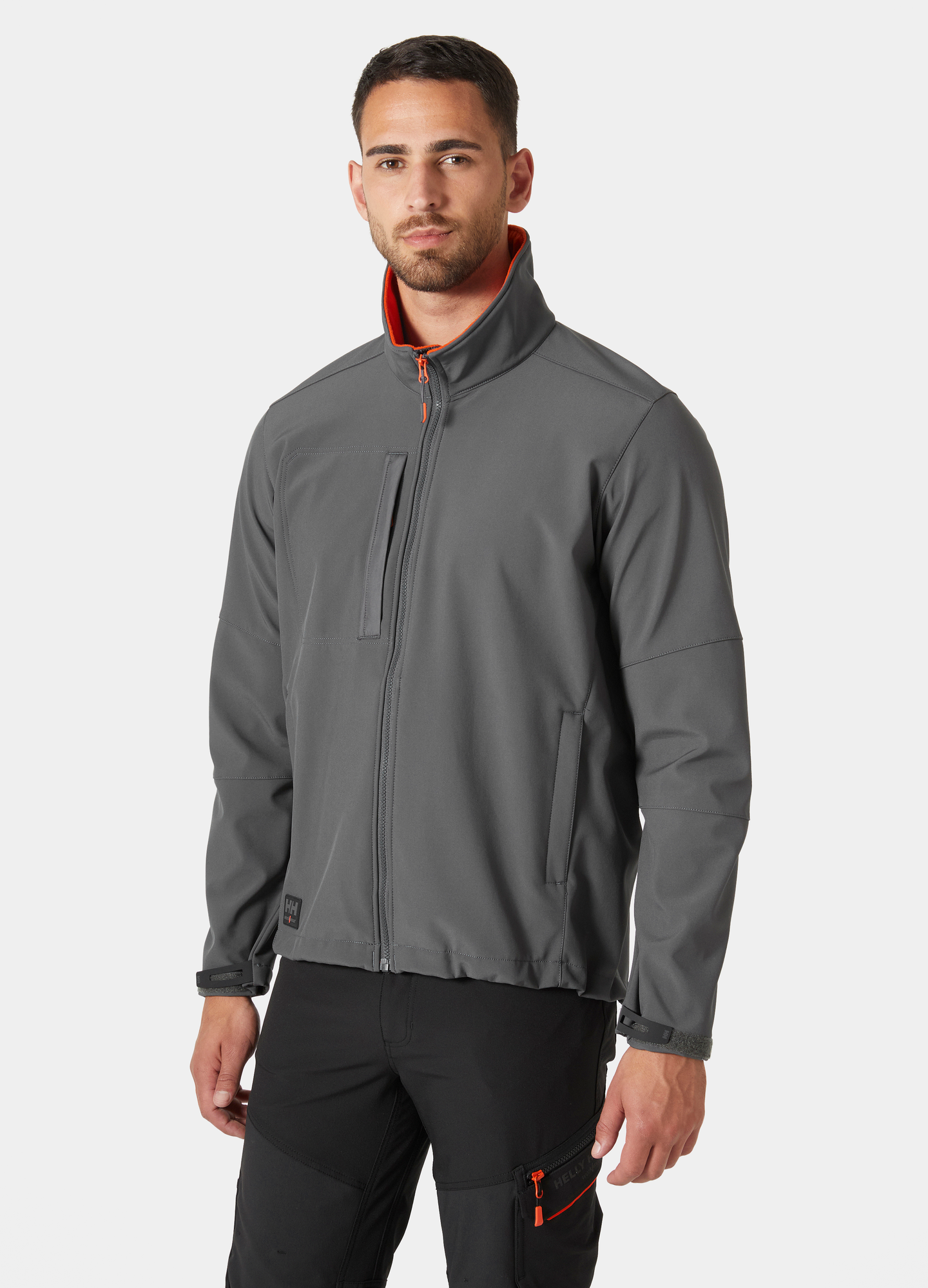 JACKA HELLY HANSEN KENSTINGTON SOFTSHELL, MÖRK GRÅ L