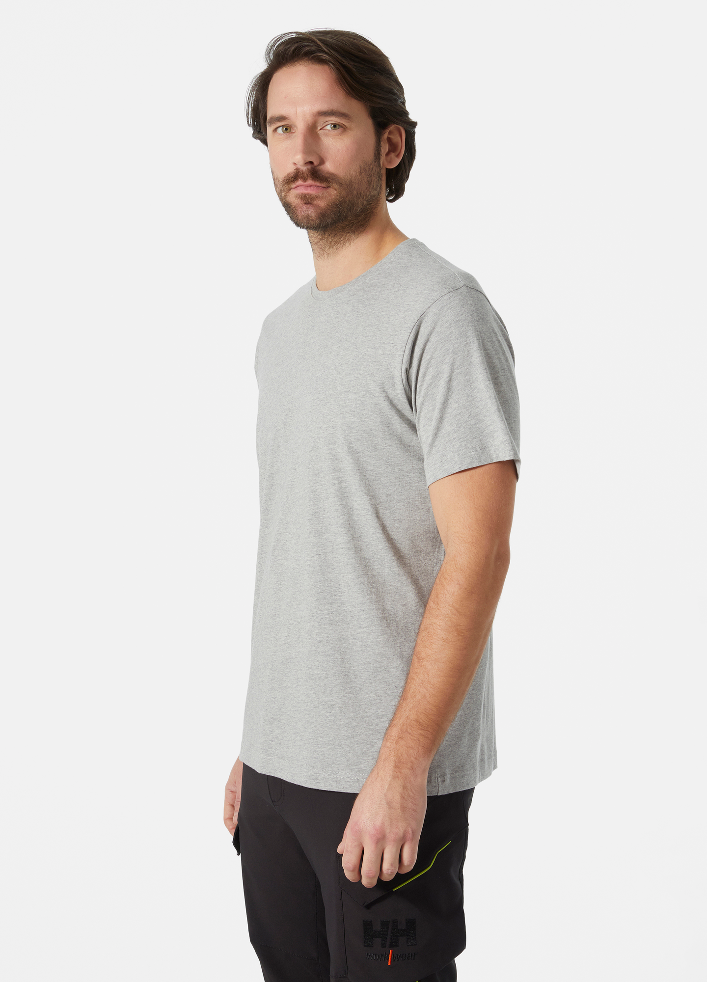 T-SHIRT HELLY HANSEN 79161 CLASSIC GRÅ XL, GRÅMELERAD XL